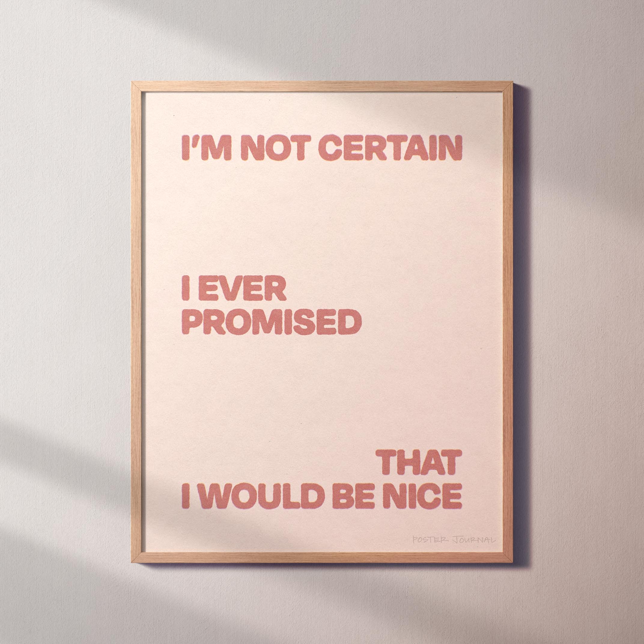 PROMISED PRINT