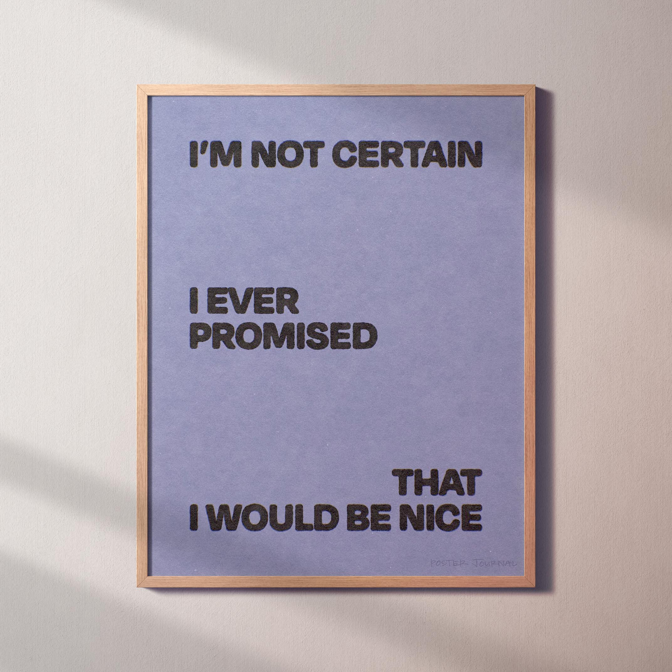 PROMISED PRINT