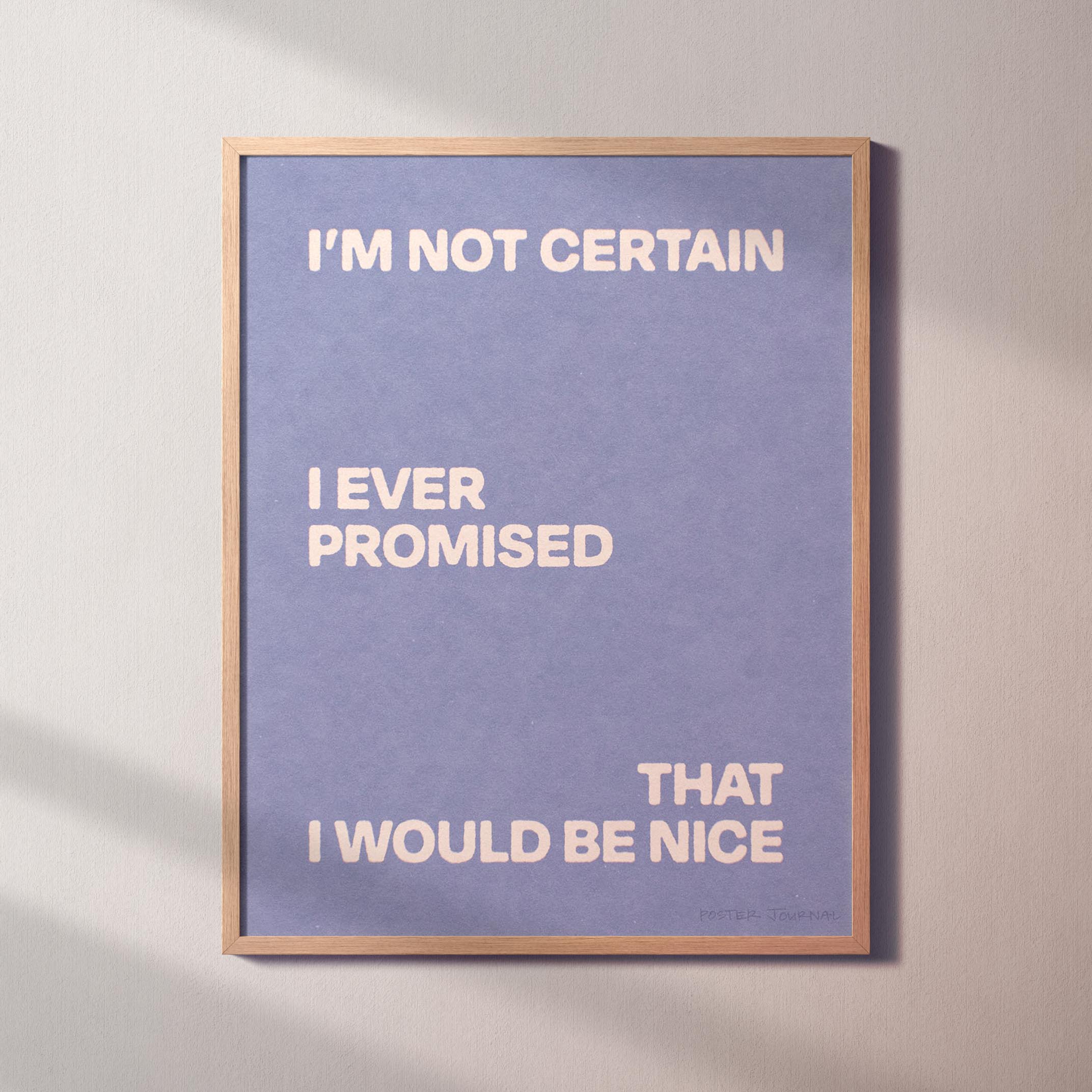 PROMISED PRINT