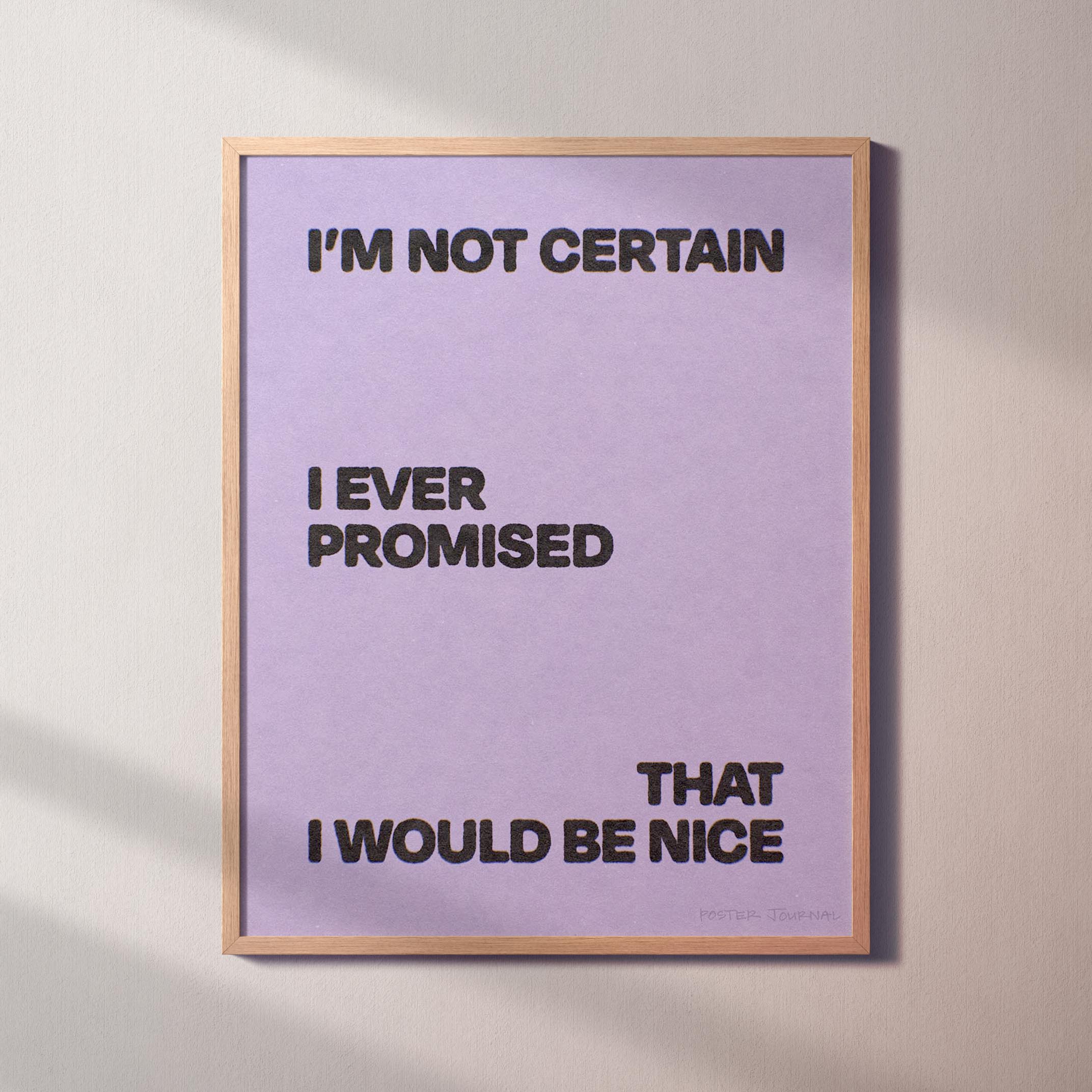 PROMISED PRINT
