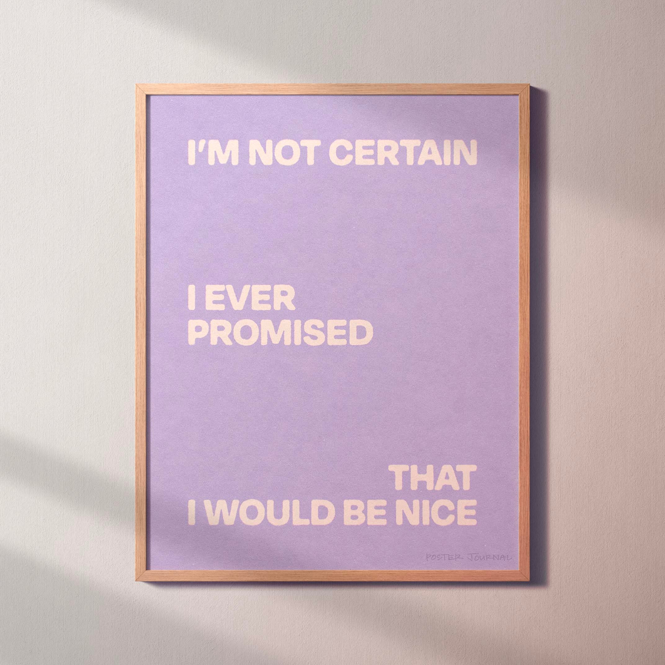 PROMISED PRINT