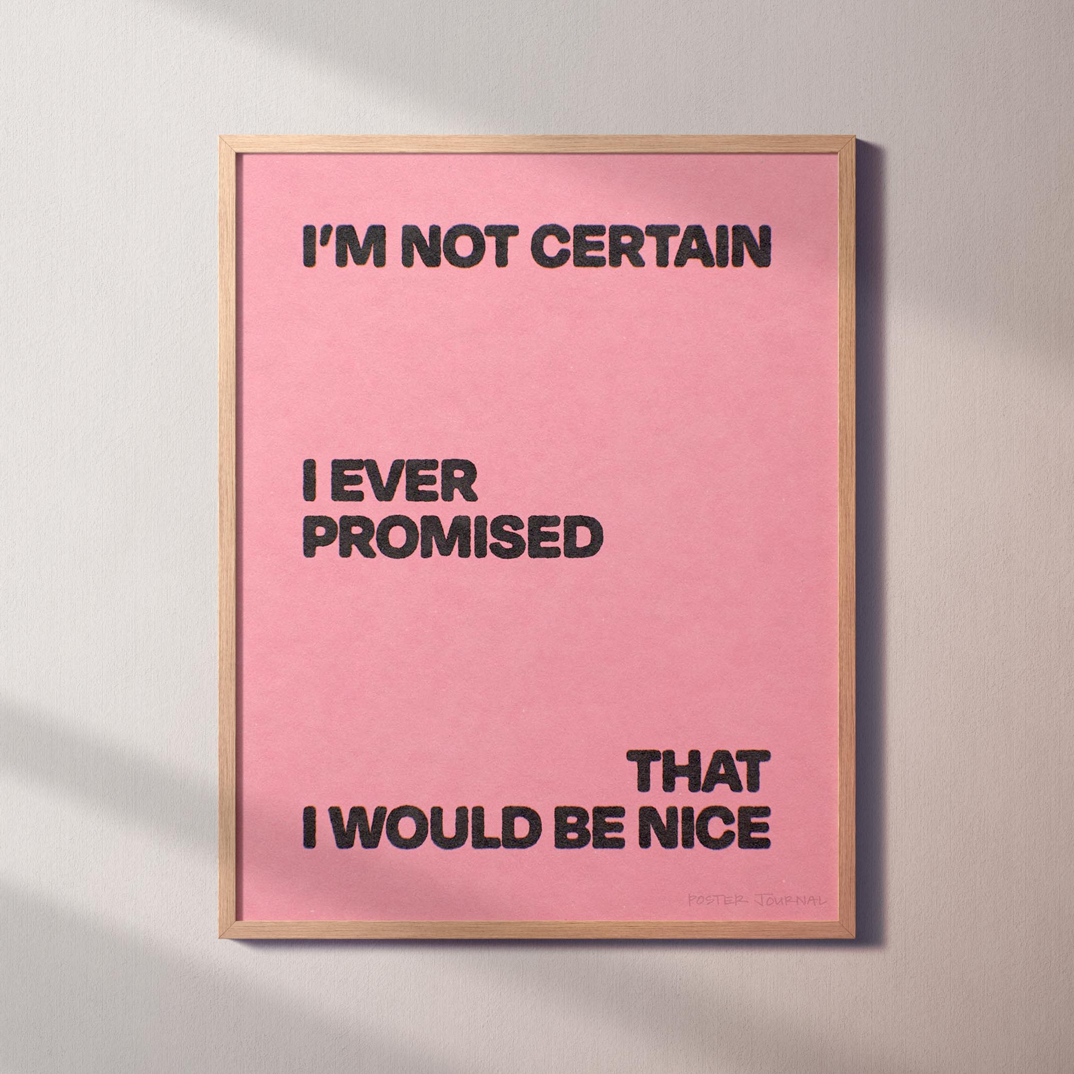 PROMISED PRINT