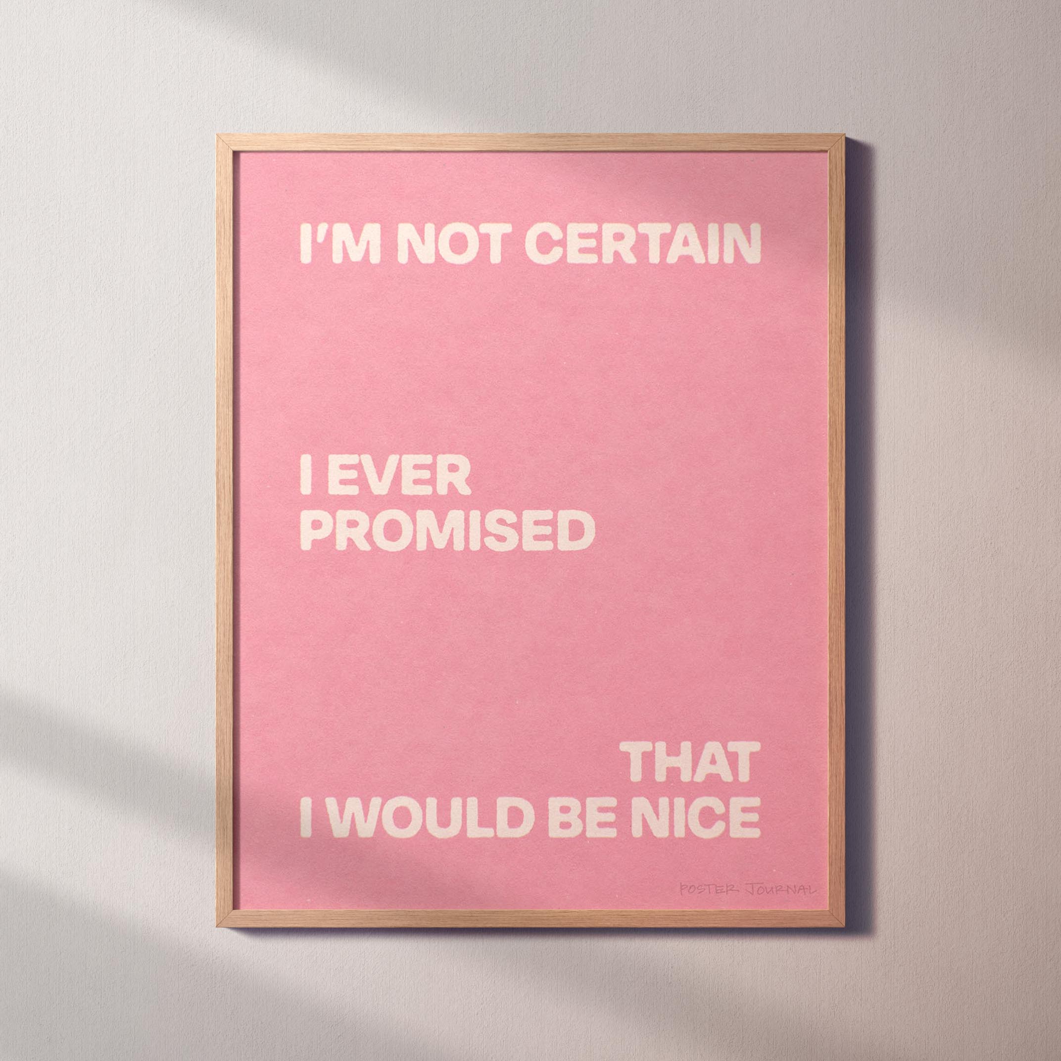 PROMISED PRINT