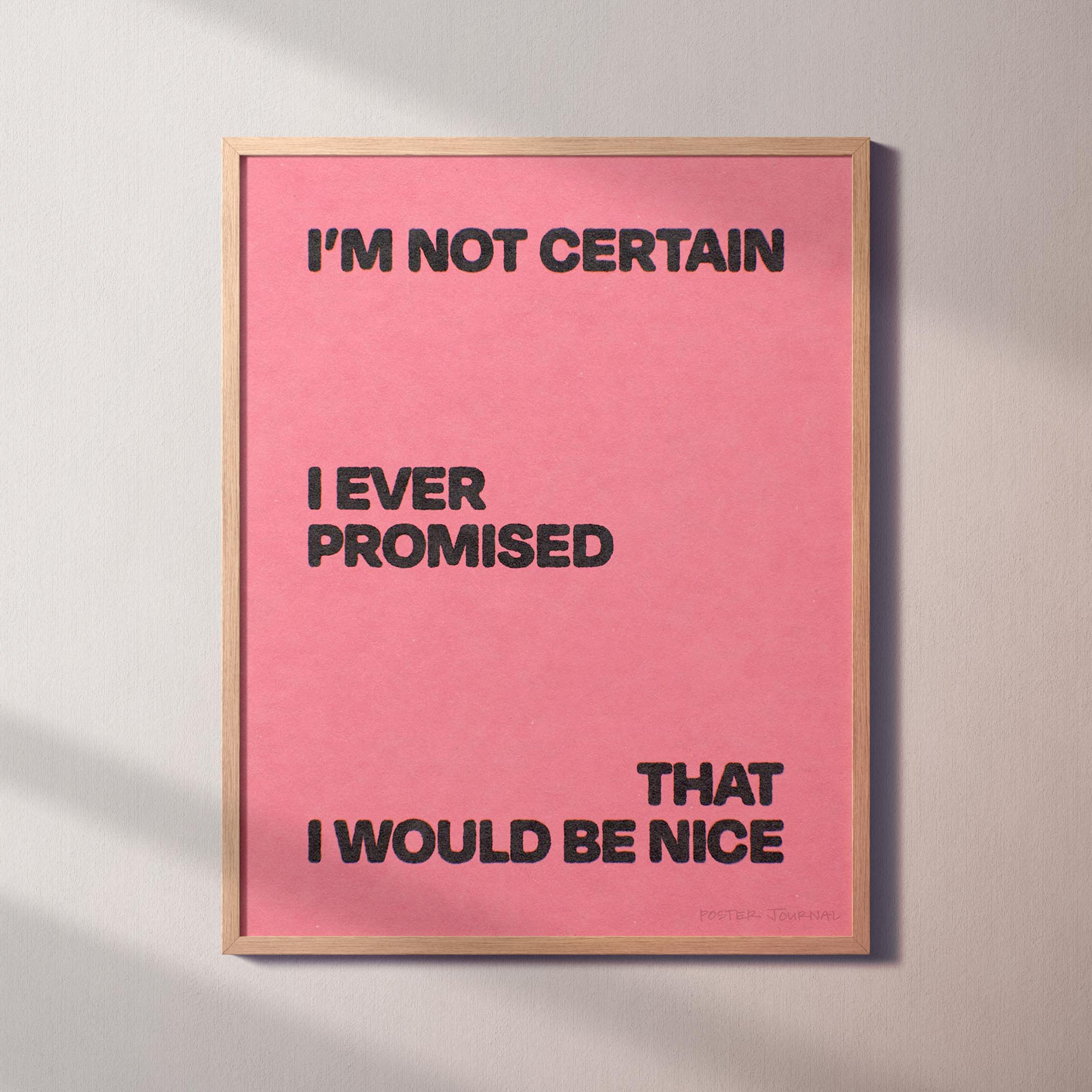 PROMISED PRINT