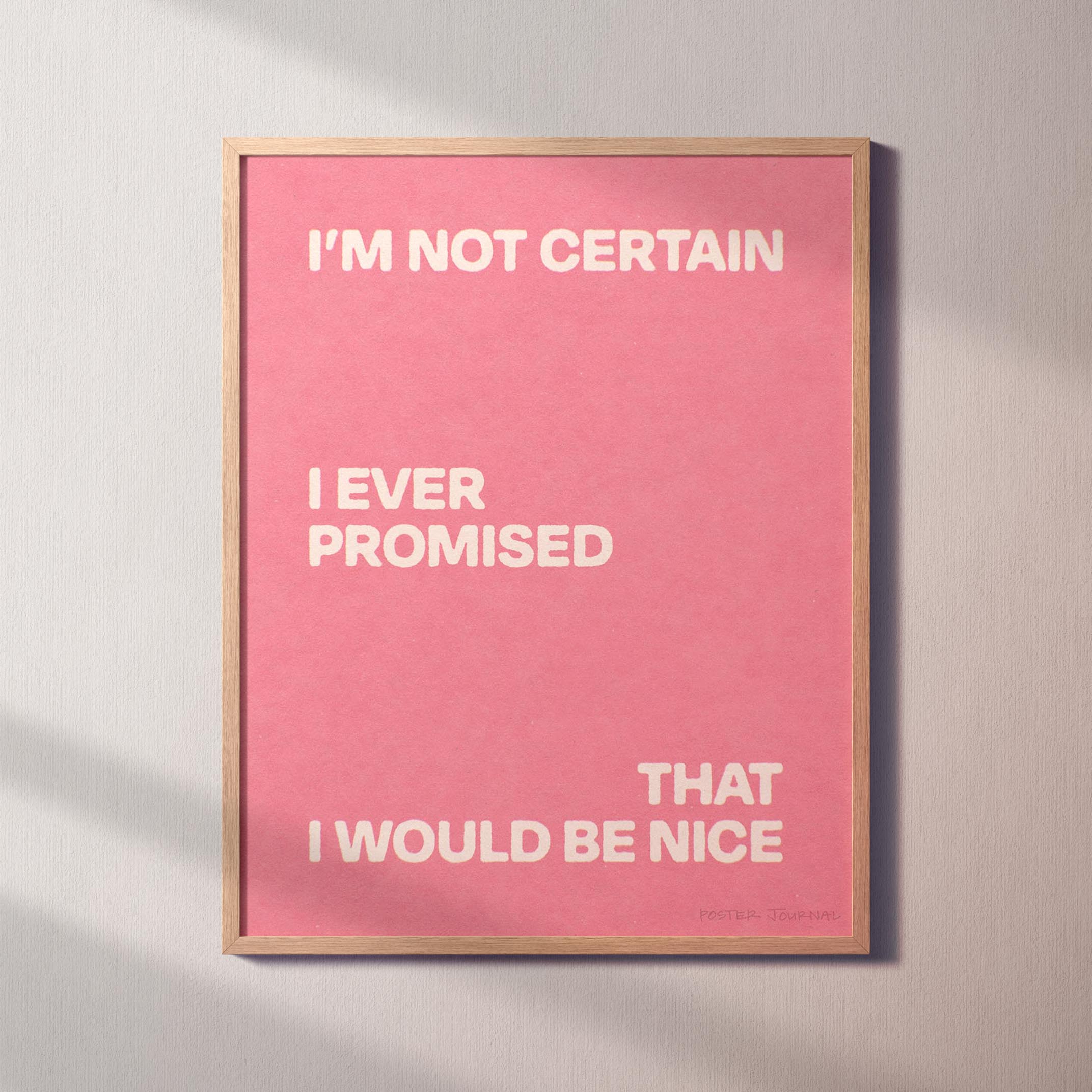 PROMISED PRINT