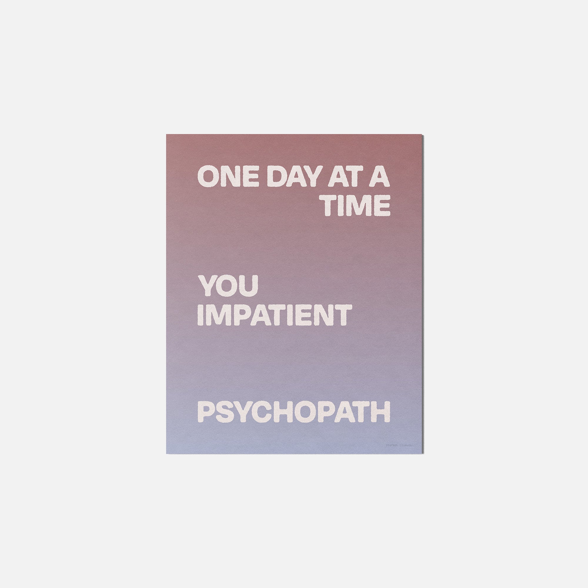 PSYCHOPATH PRINT