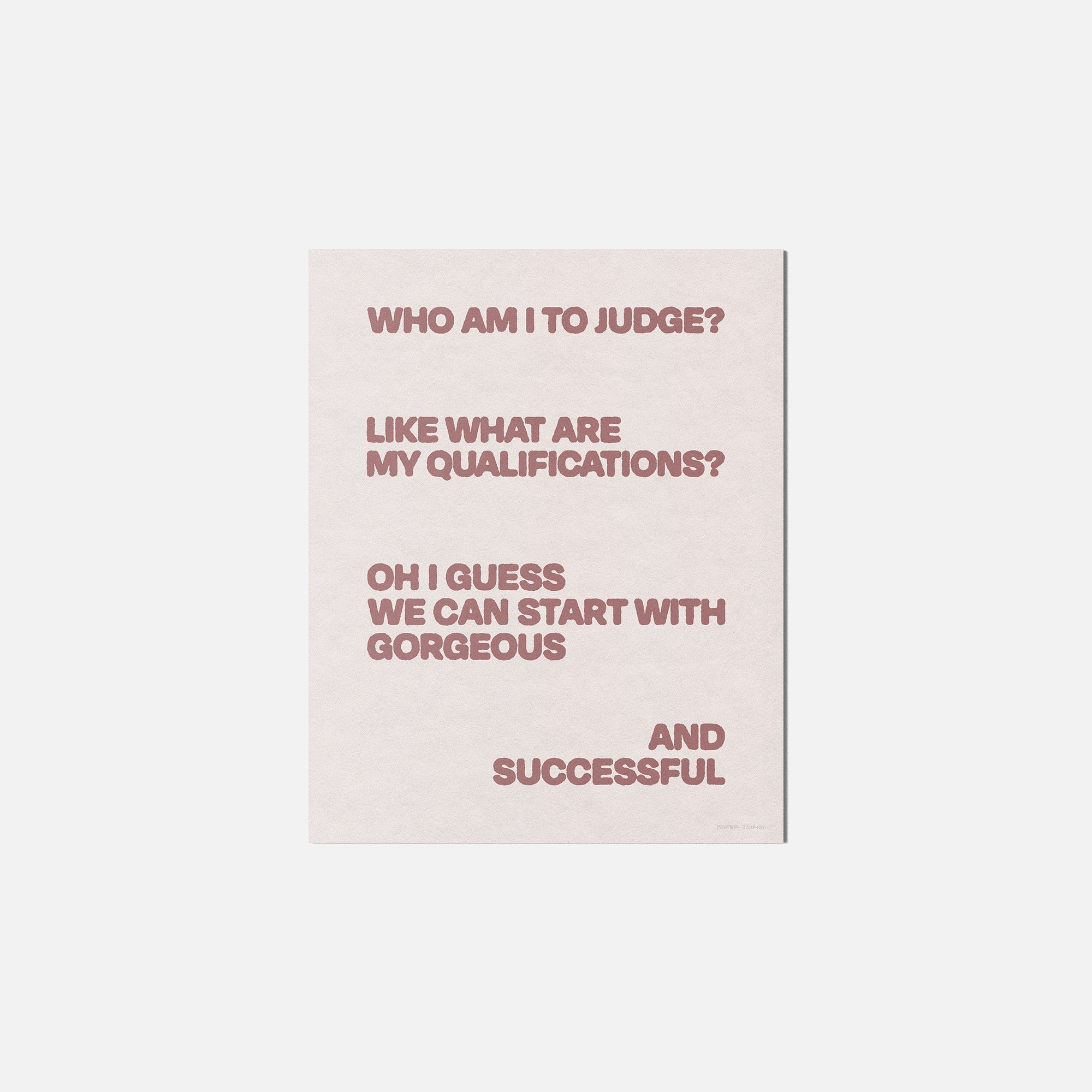 QUALIFICATIONS PRINT