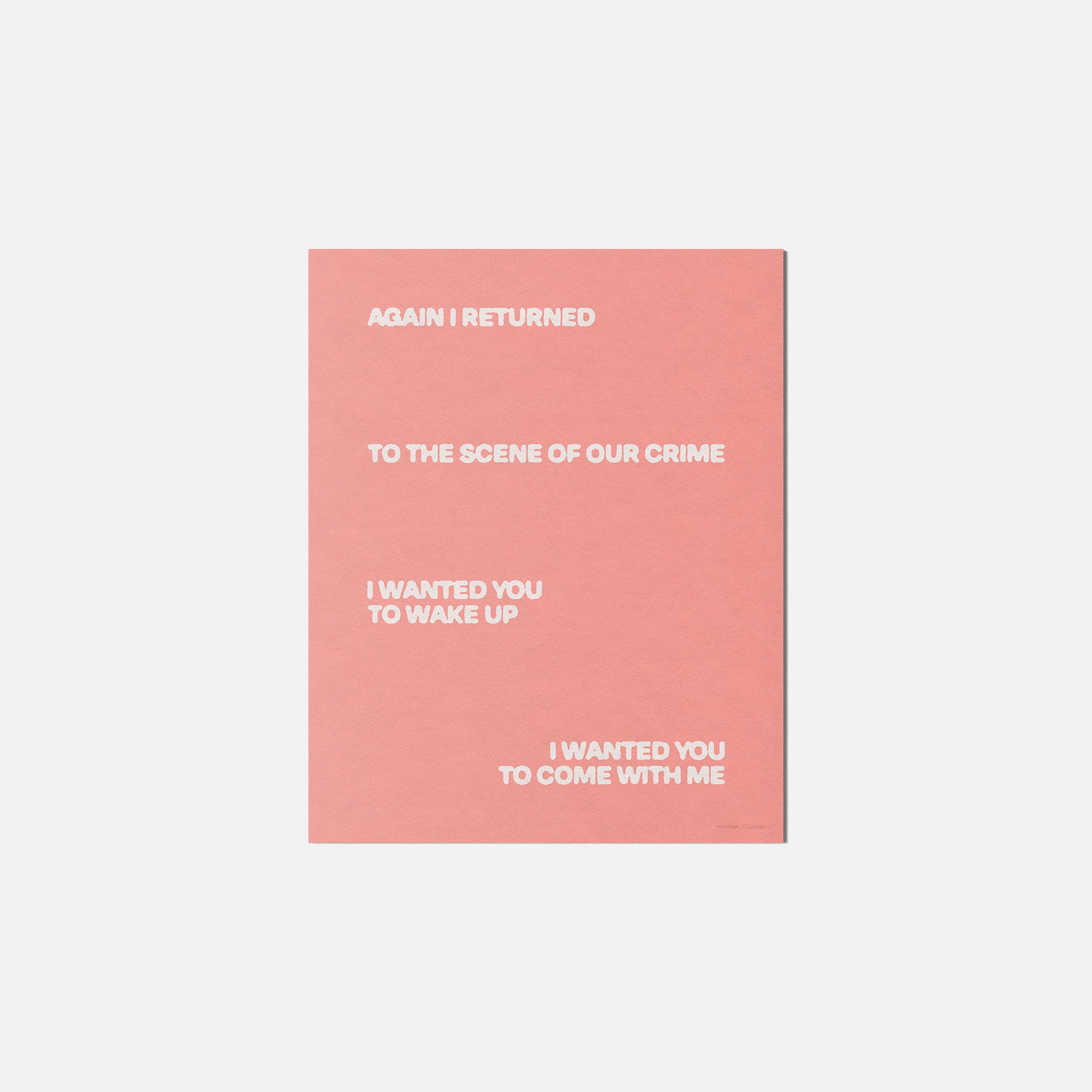 RETURNED PRINT