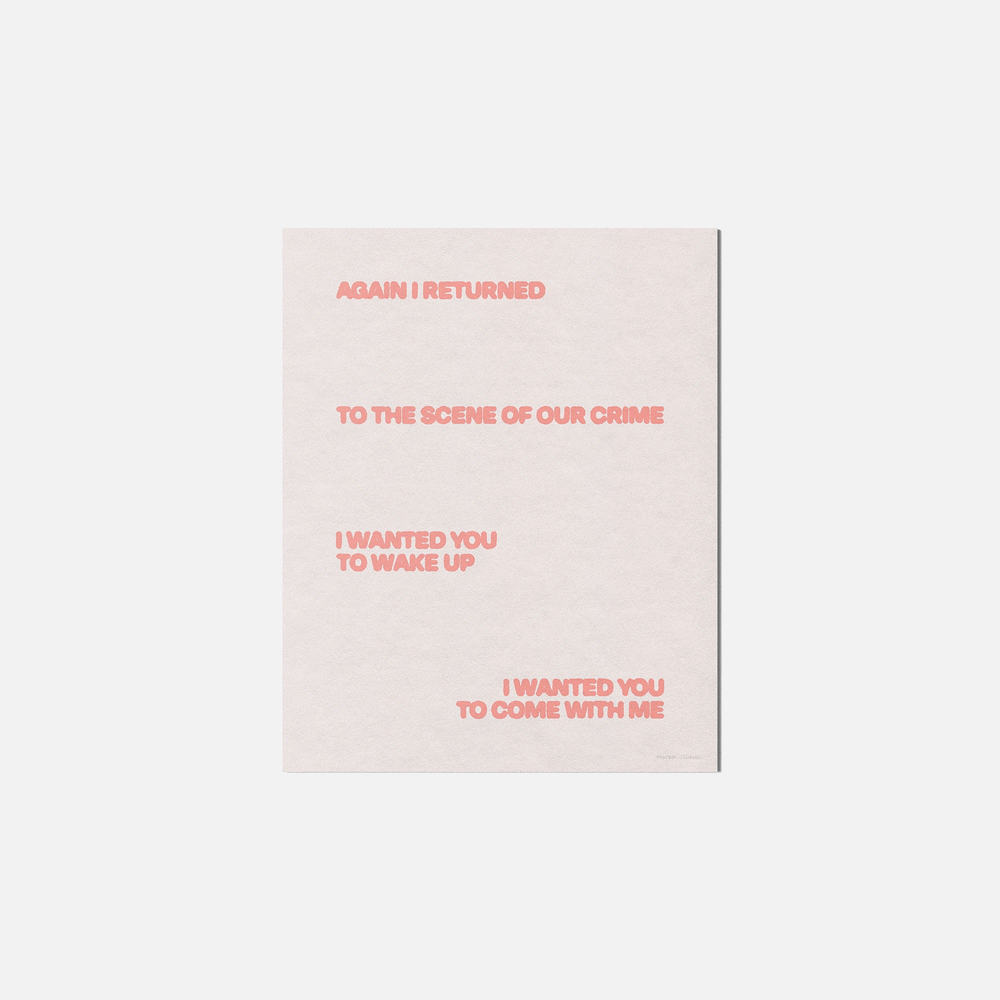 RETURNED PRINT