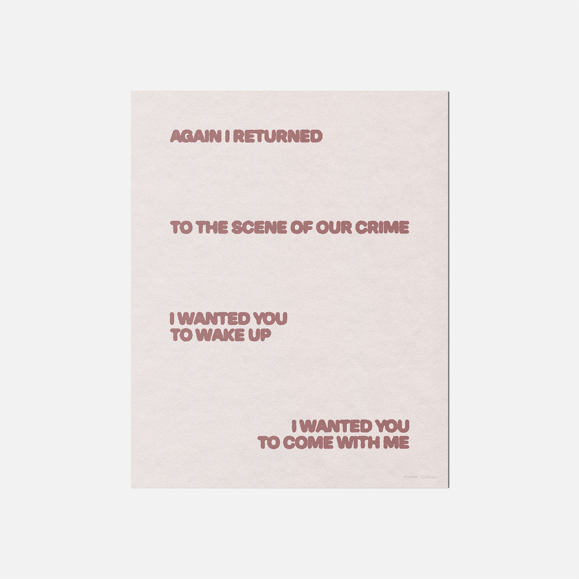 RETURNED PRINT