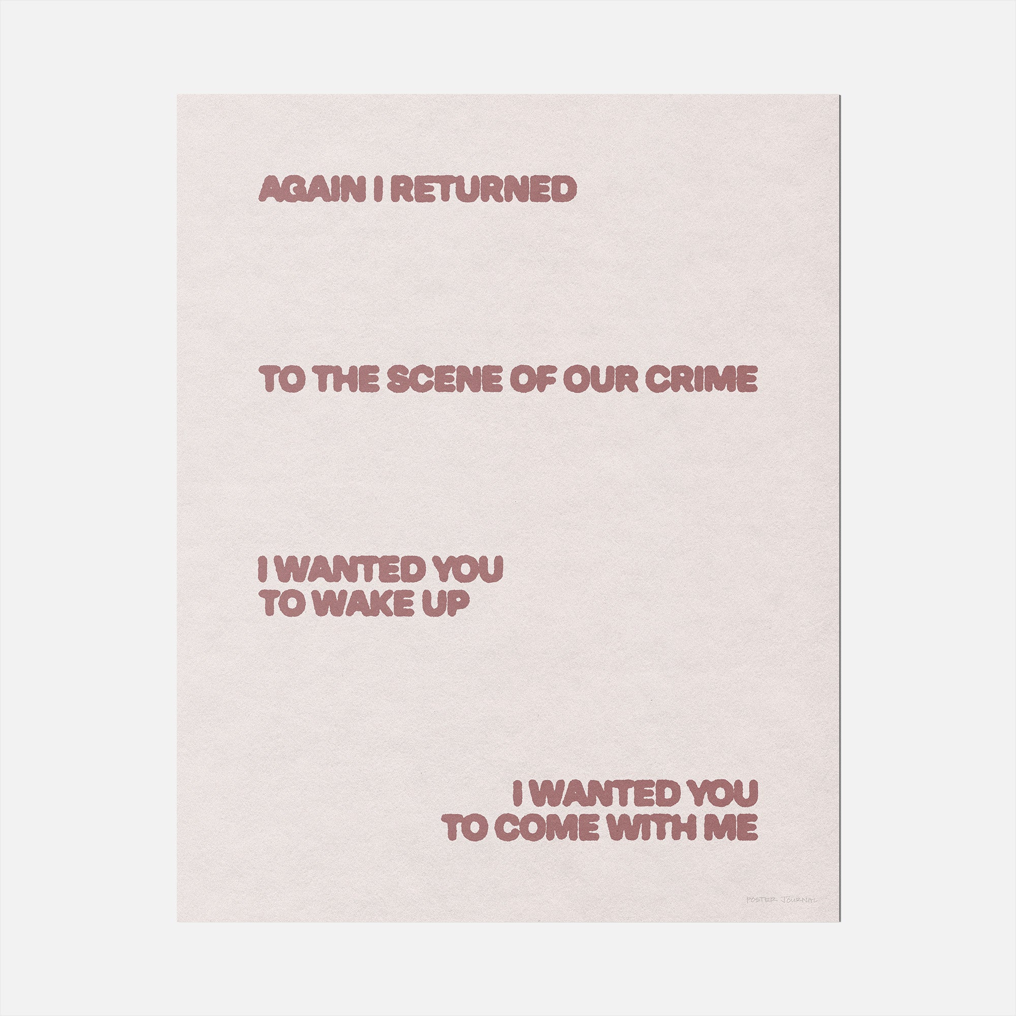 RETURNED PRINT
