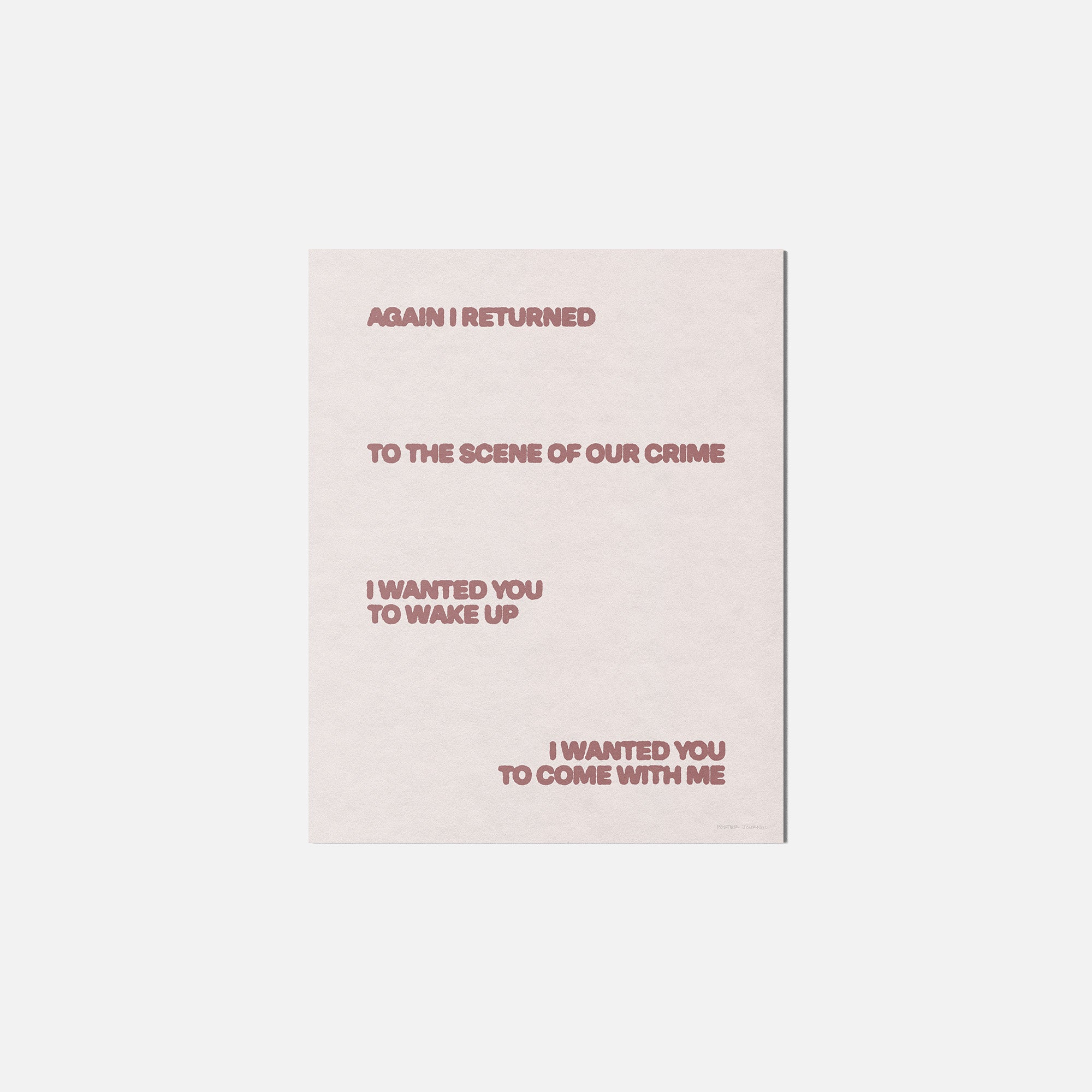 RETURNED PRINT