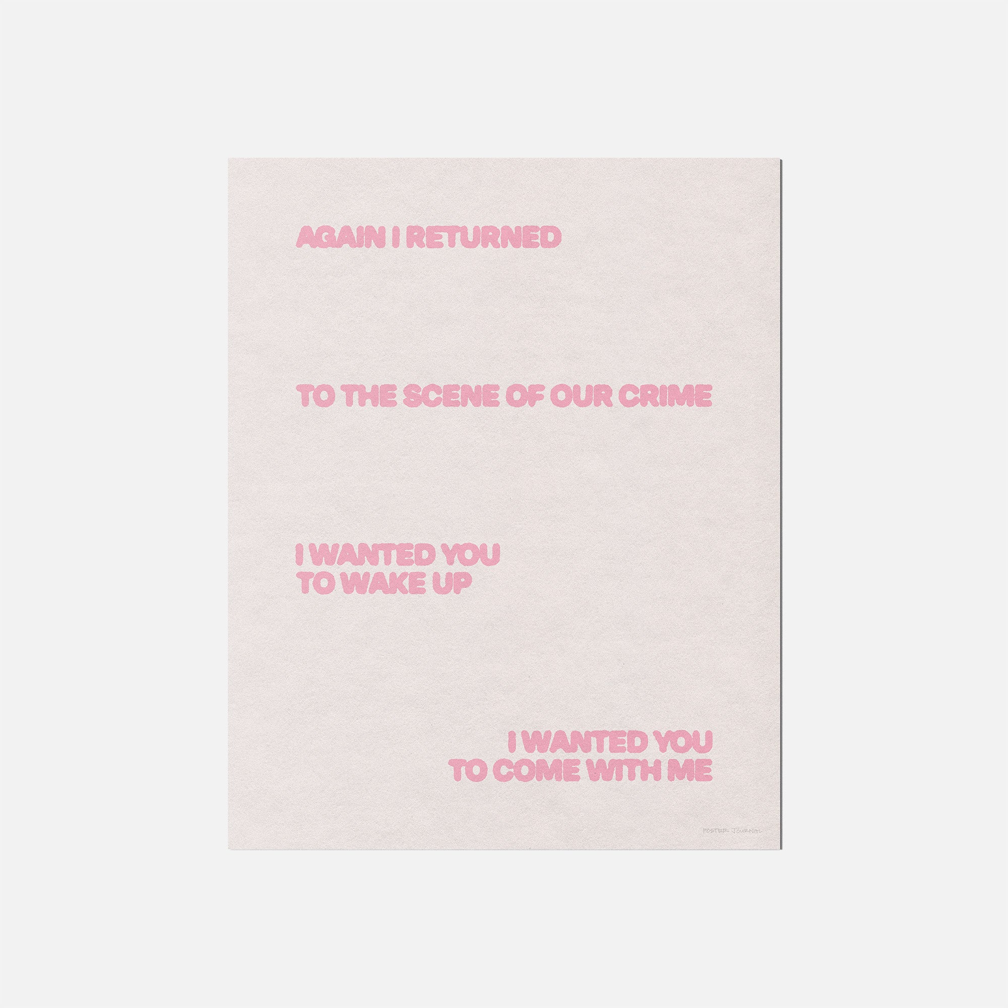 RETURNED PRINT