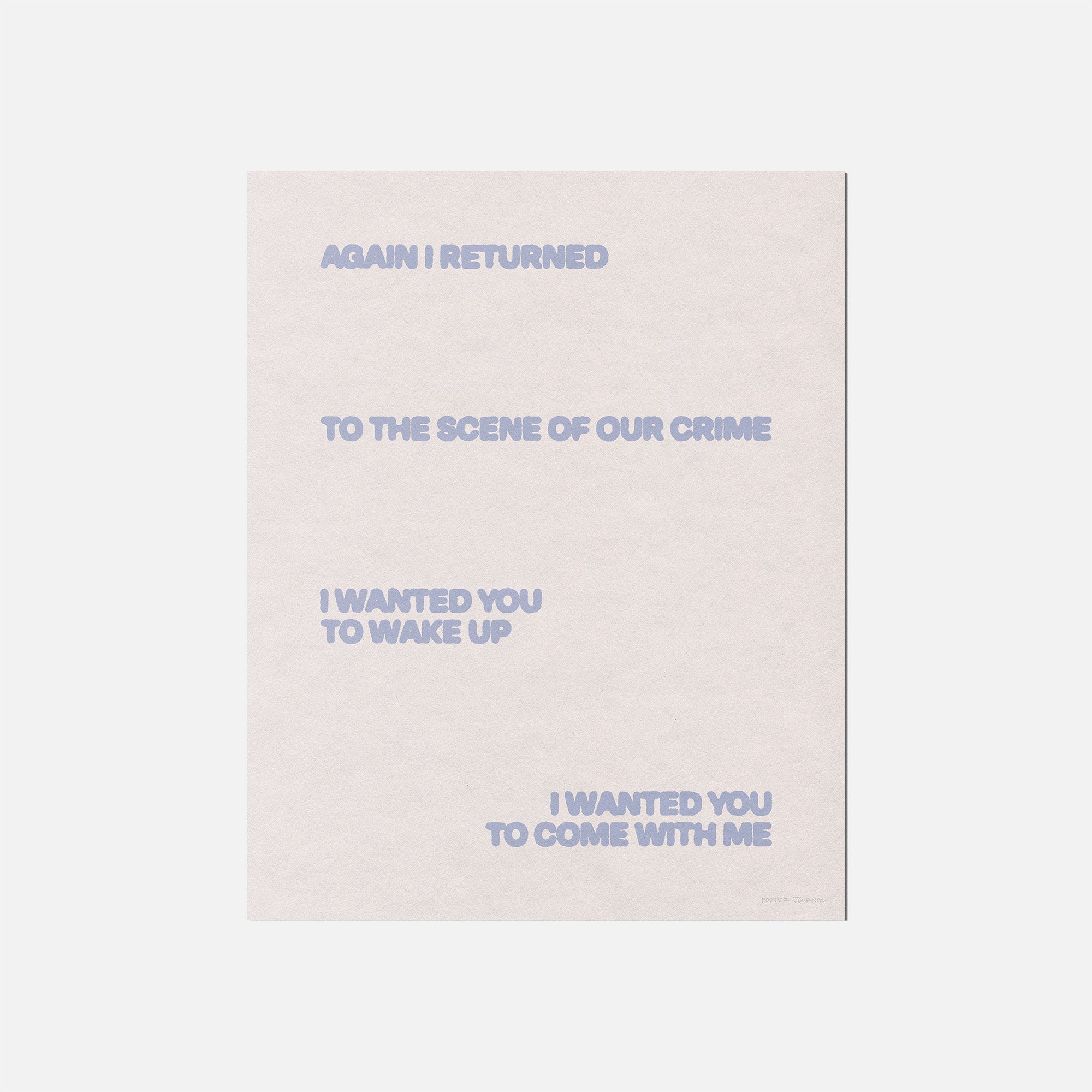RETURNED PRINT