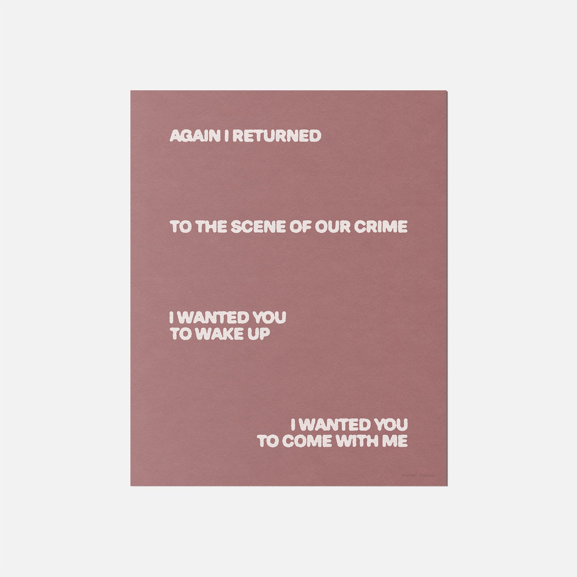 RETURNED PRINT