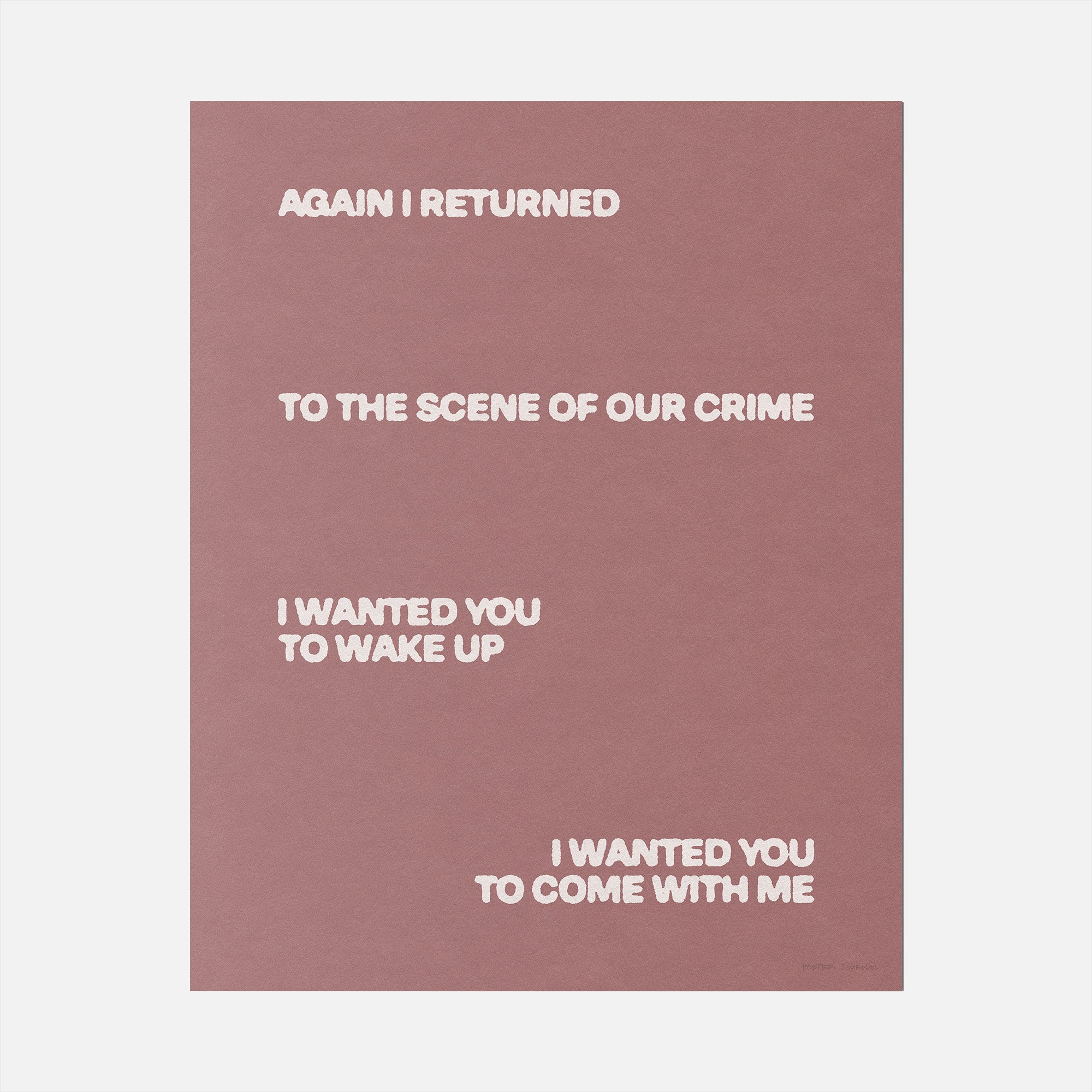 RETURNED PRINT