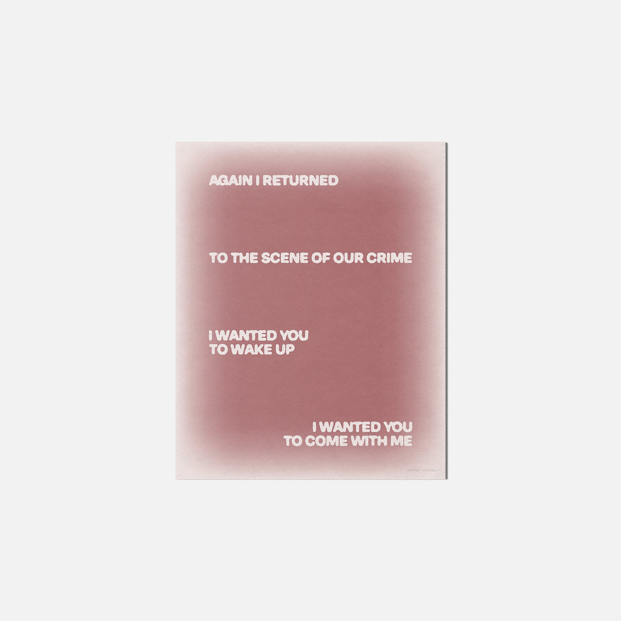 RETURNED PRINT