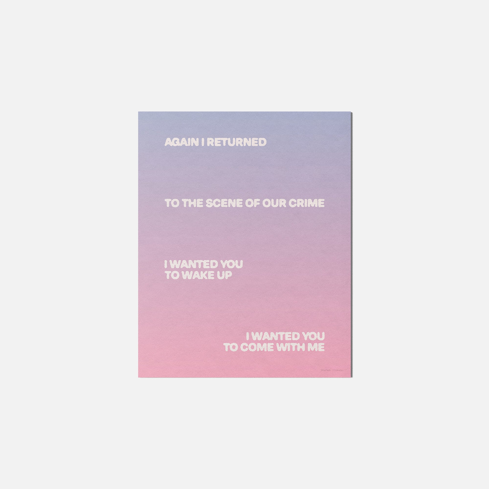RETURNED PRINT