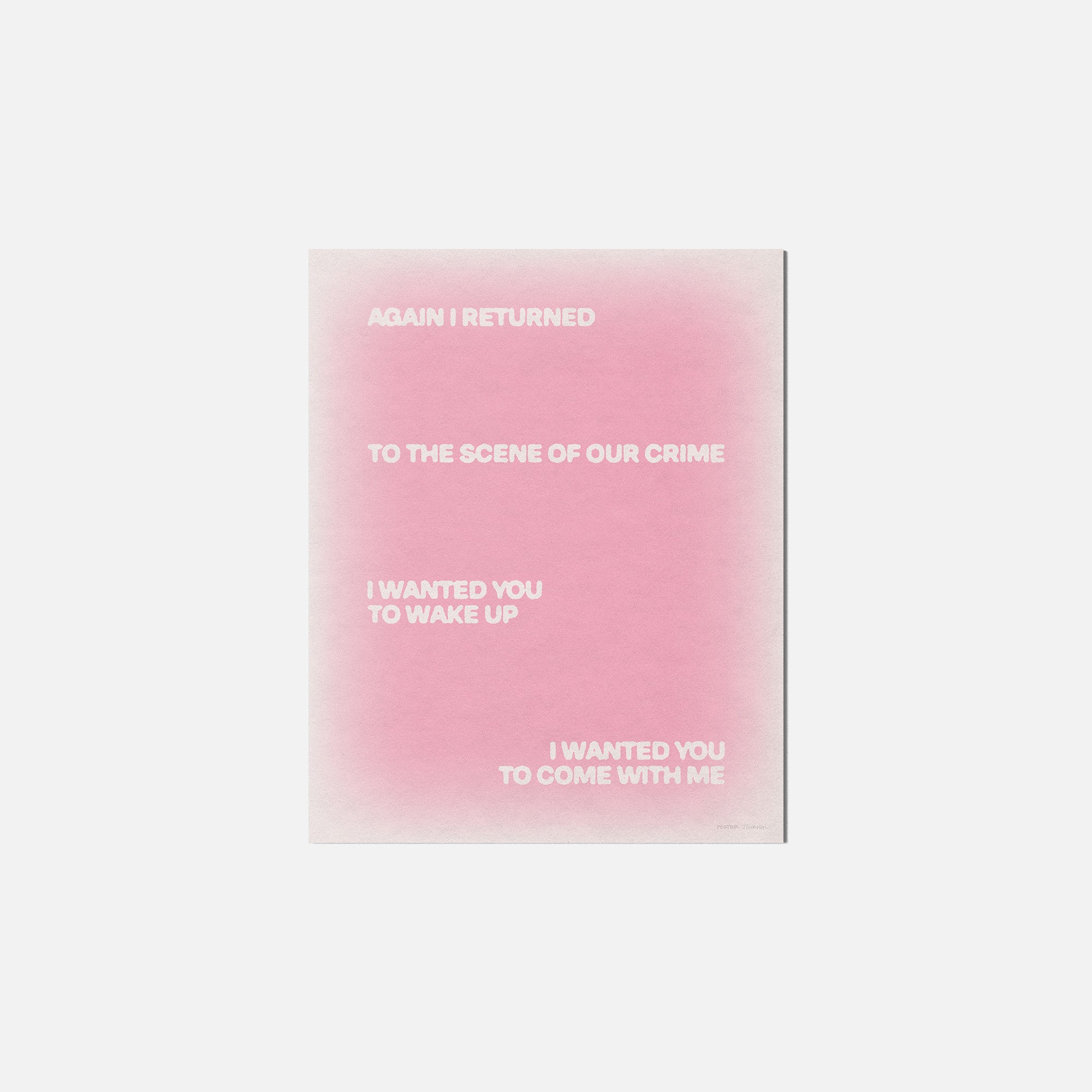 RETURNED PRINT
