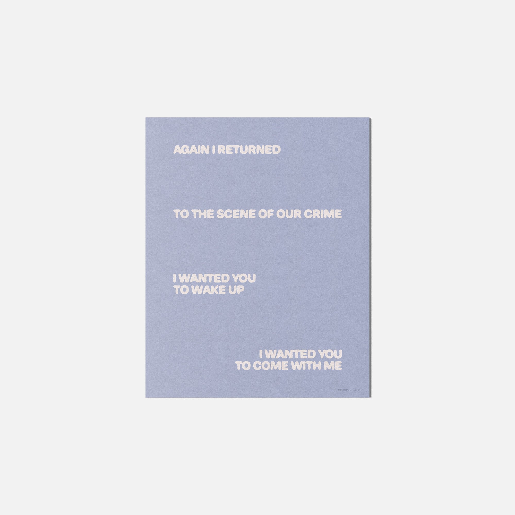 RETURNED PRINT