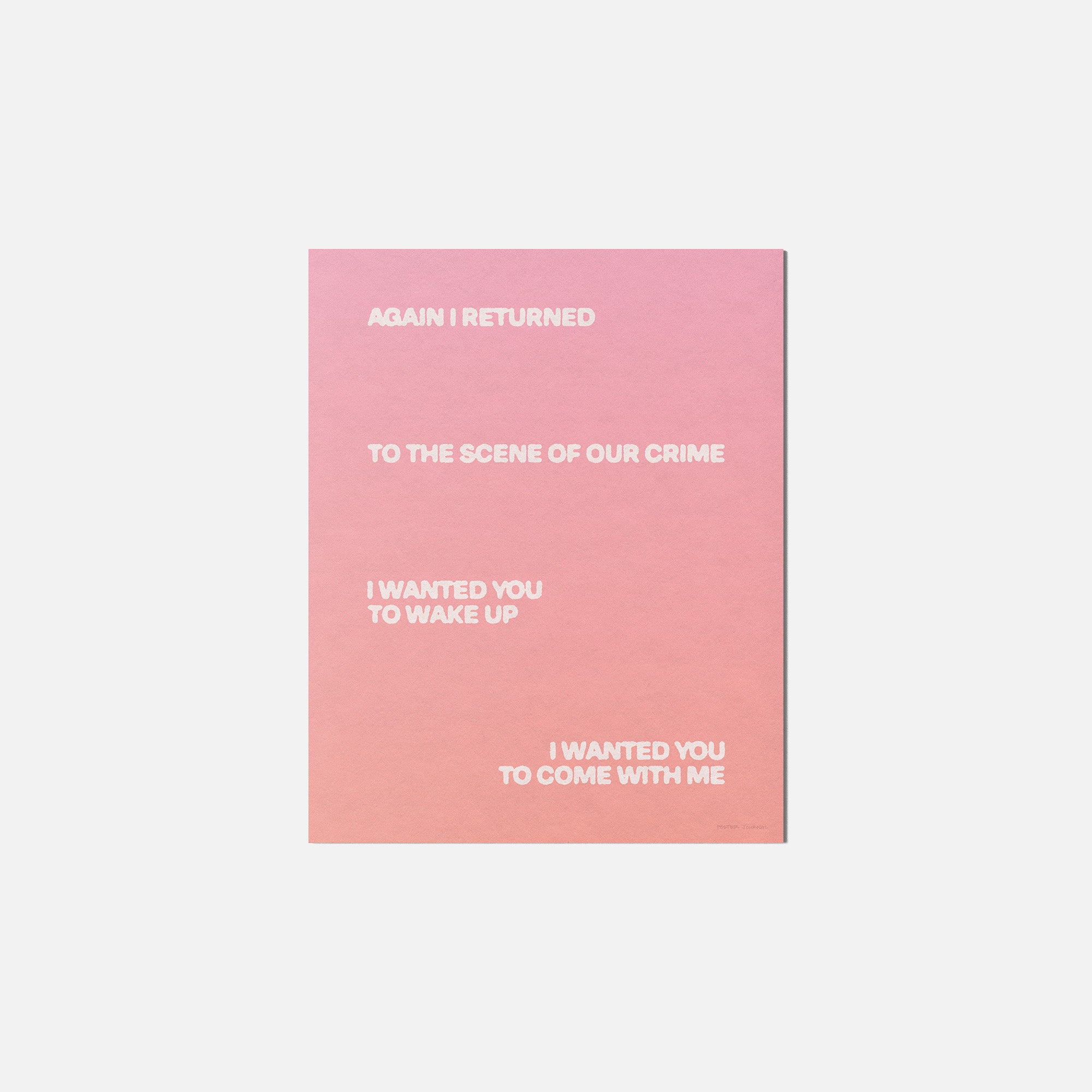 RETURNED PRINT