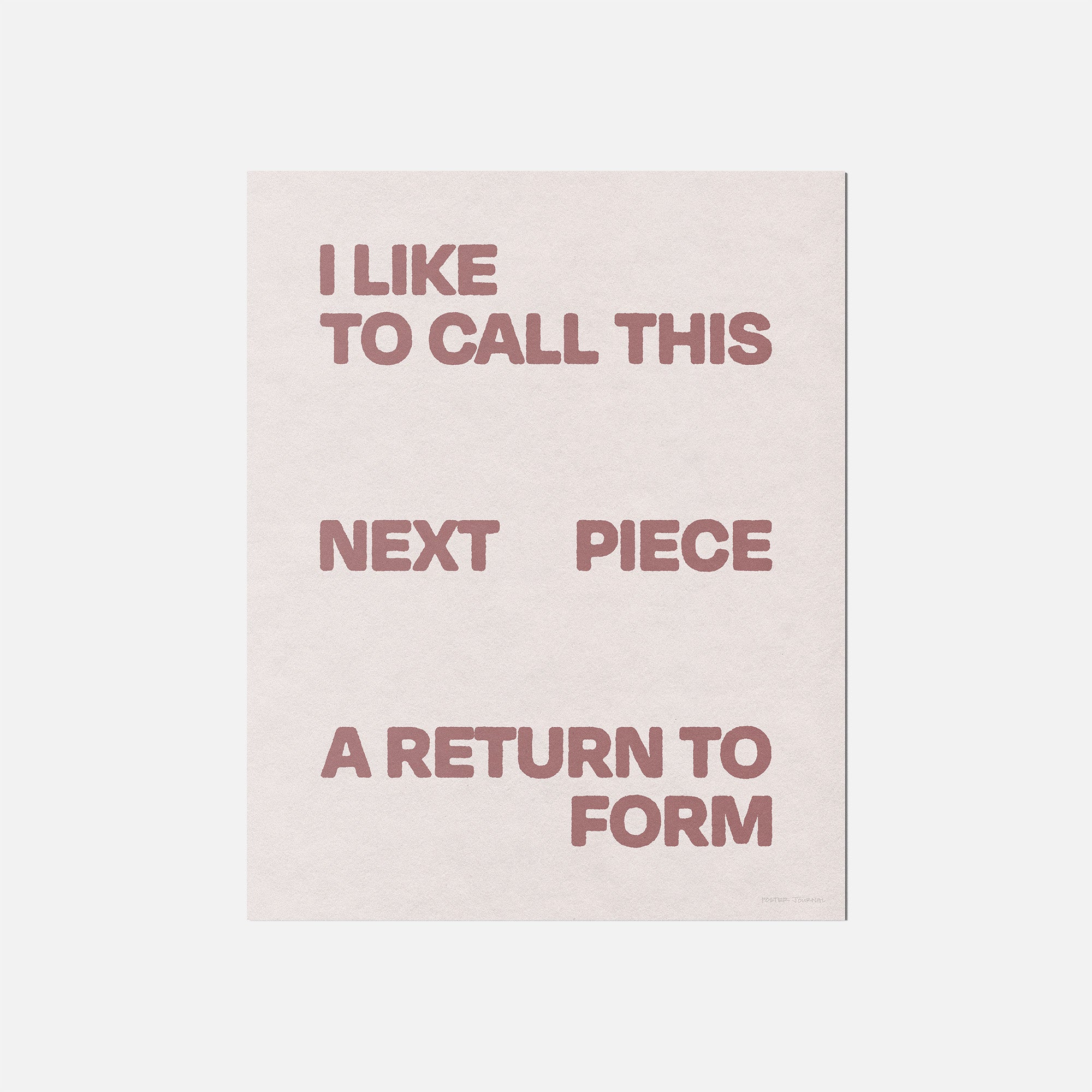 RETURN PRINT