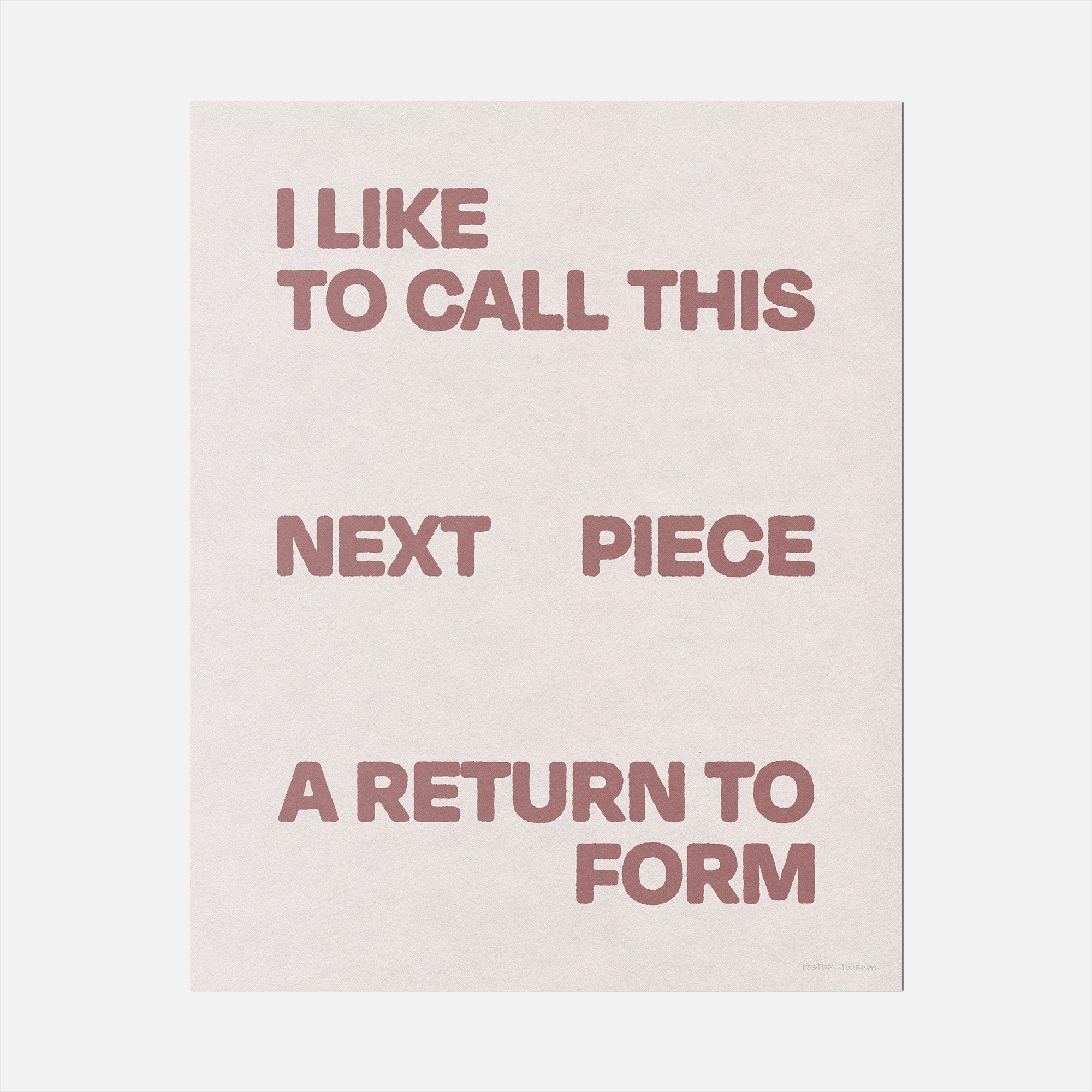 RETURN PRINT