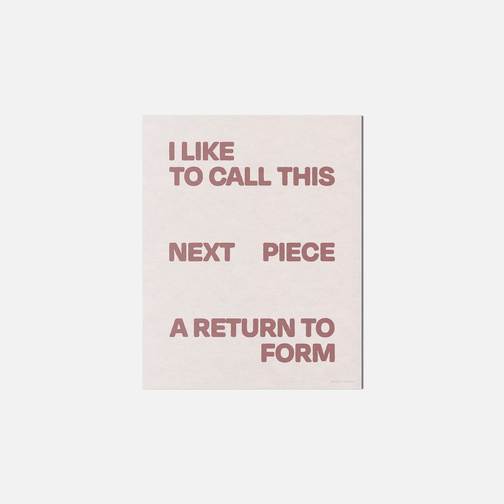 RETURN PRINT