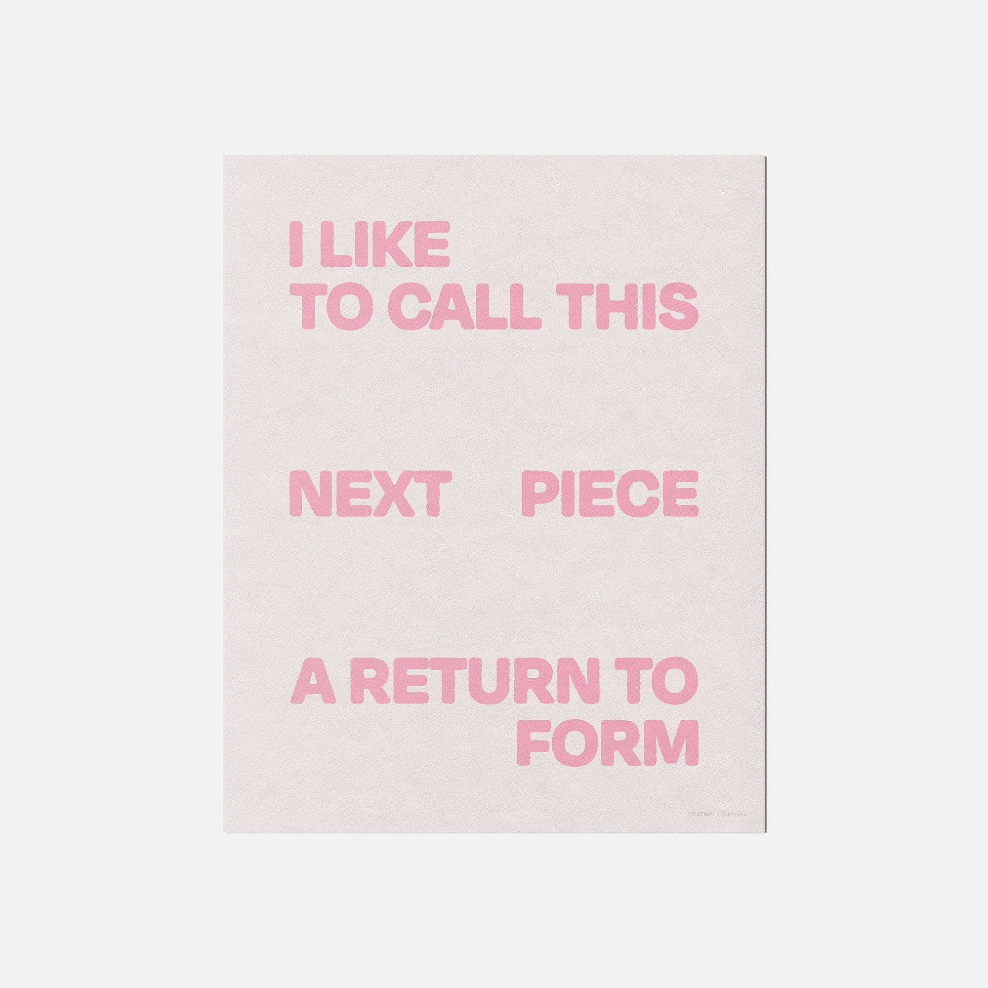 RETURN PRINT