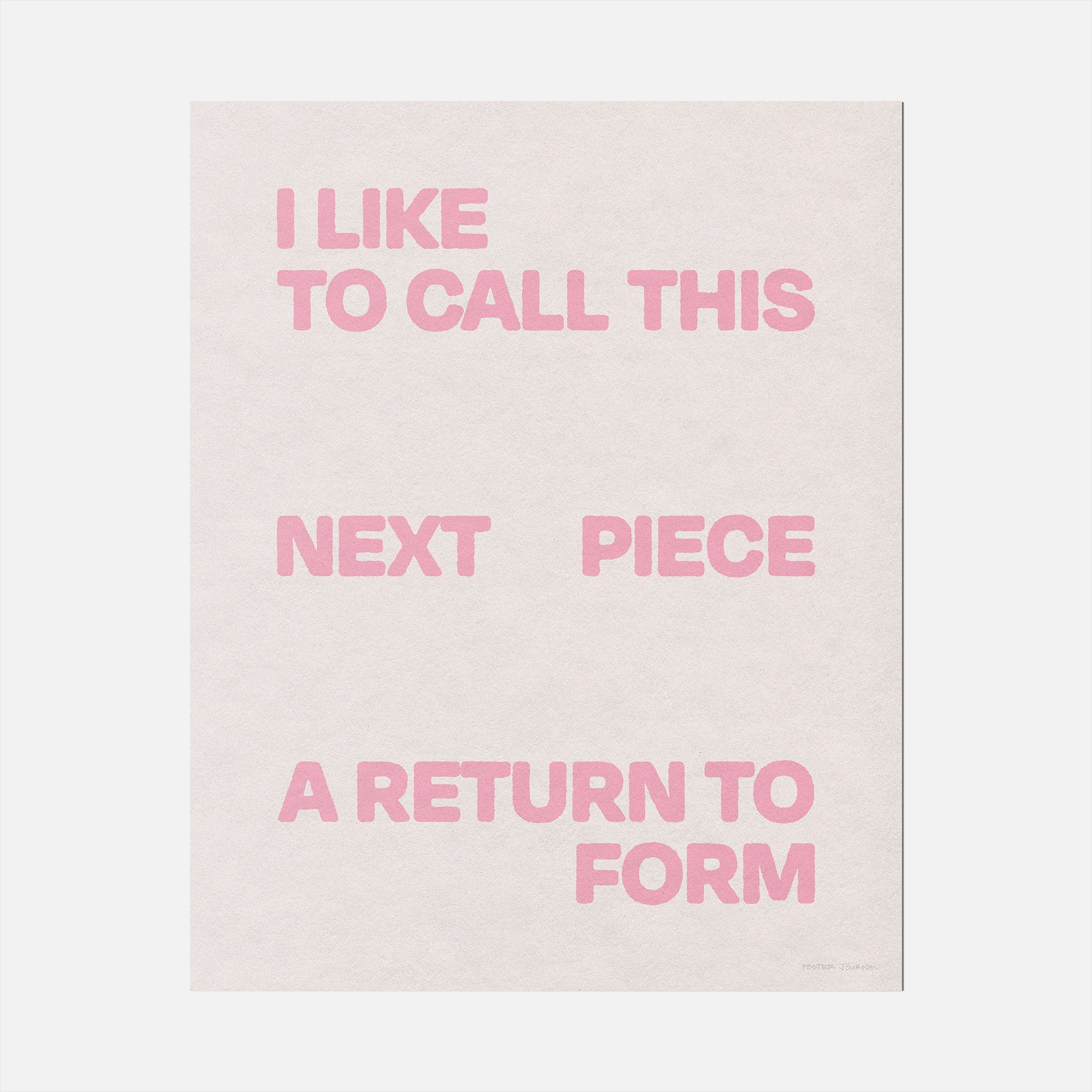 RETURN PRINT
