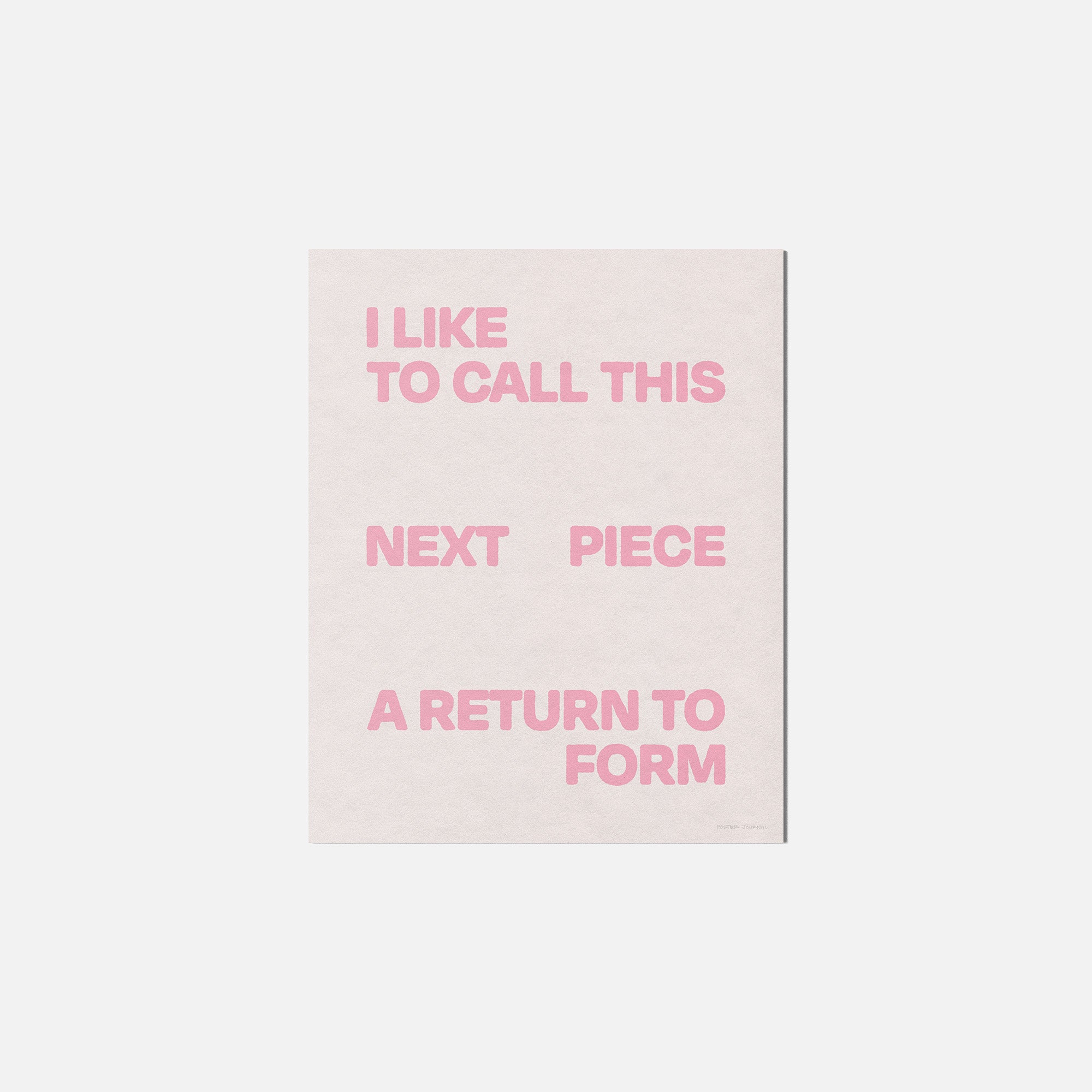 RETURN PRINT