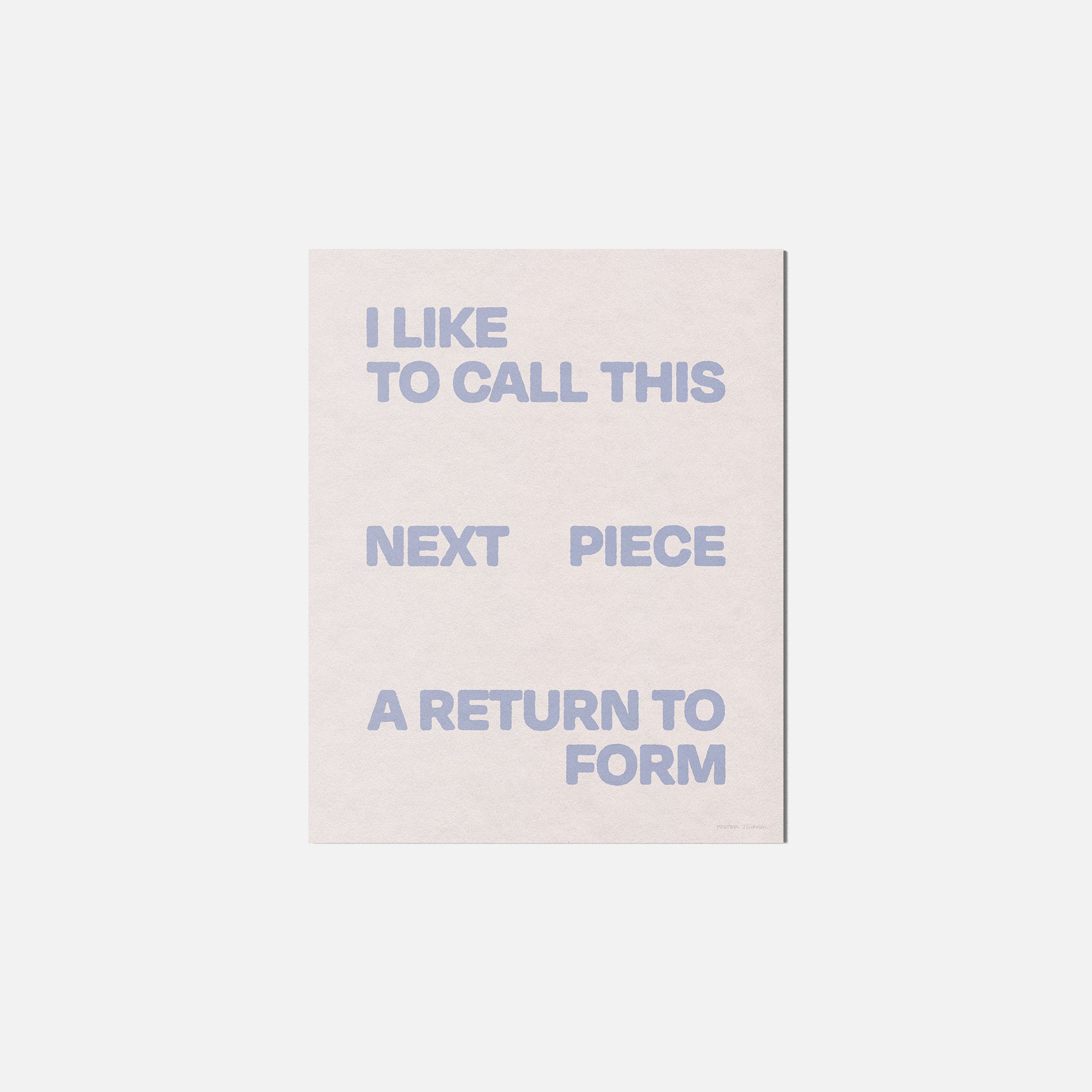 RETURN PRINT