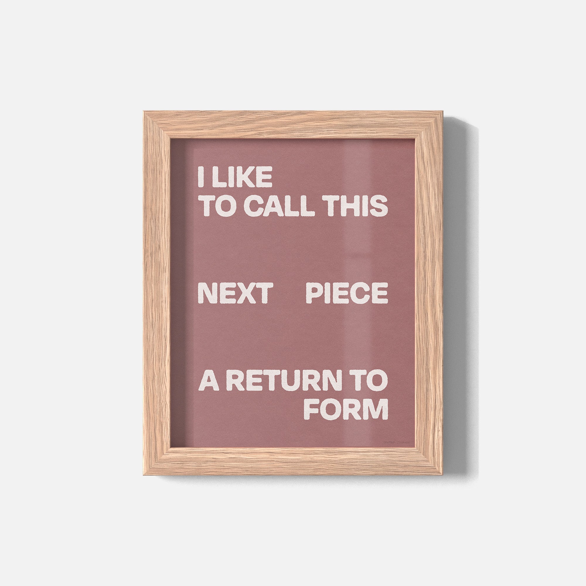 RETURN PRINT
