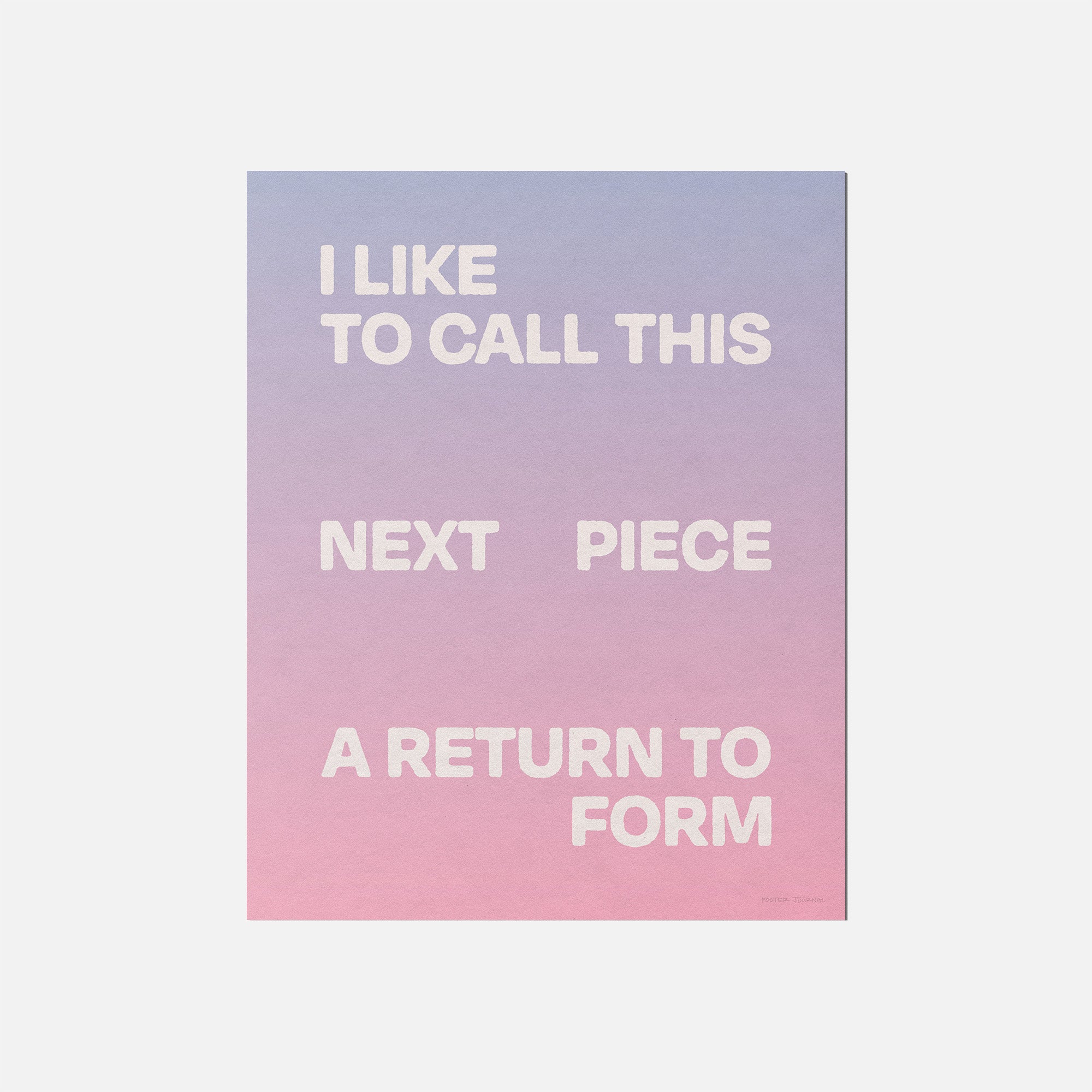 RETURN PRINT