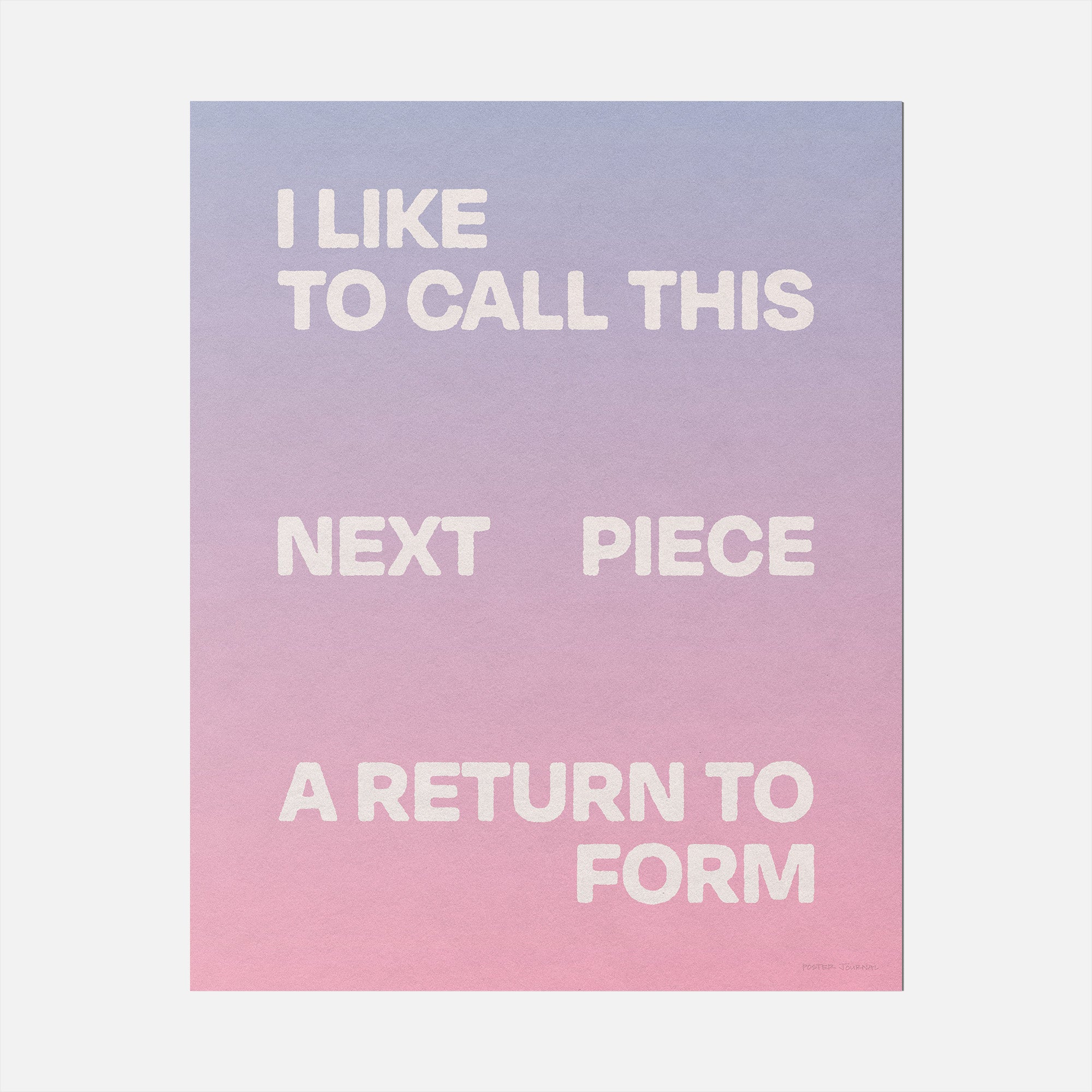 RETURN PRINT