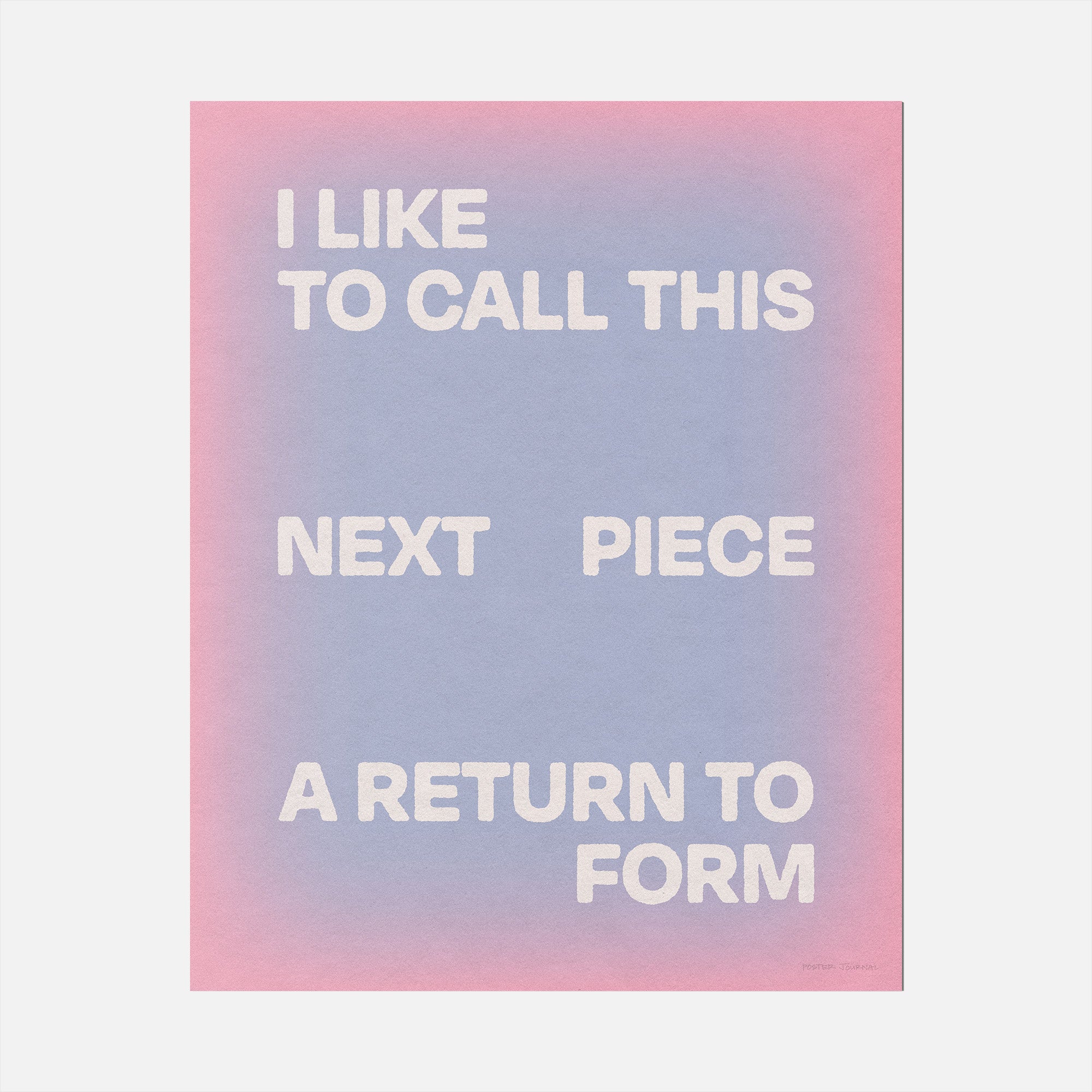 RETURN PRINT