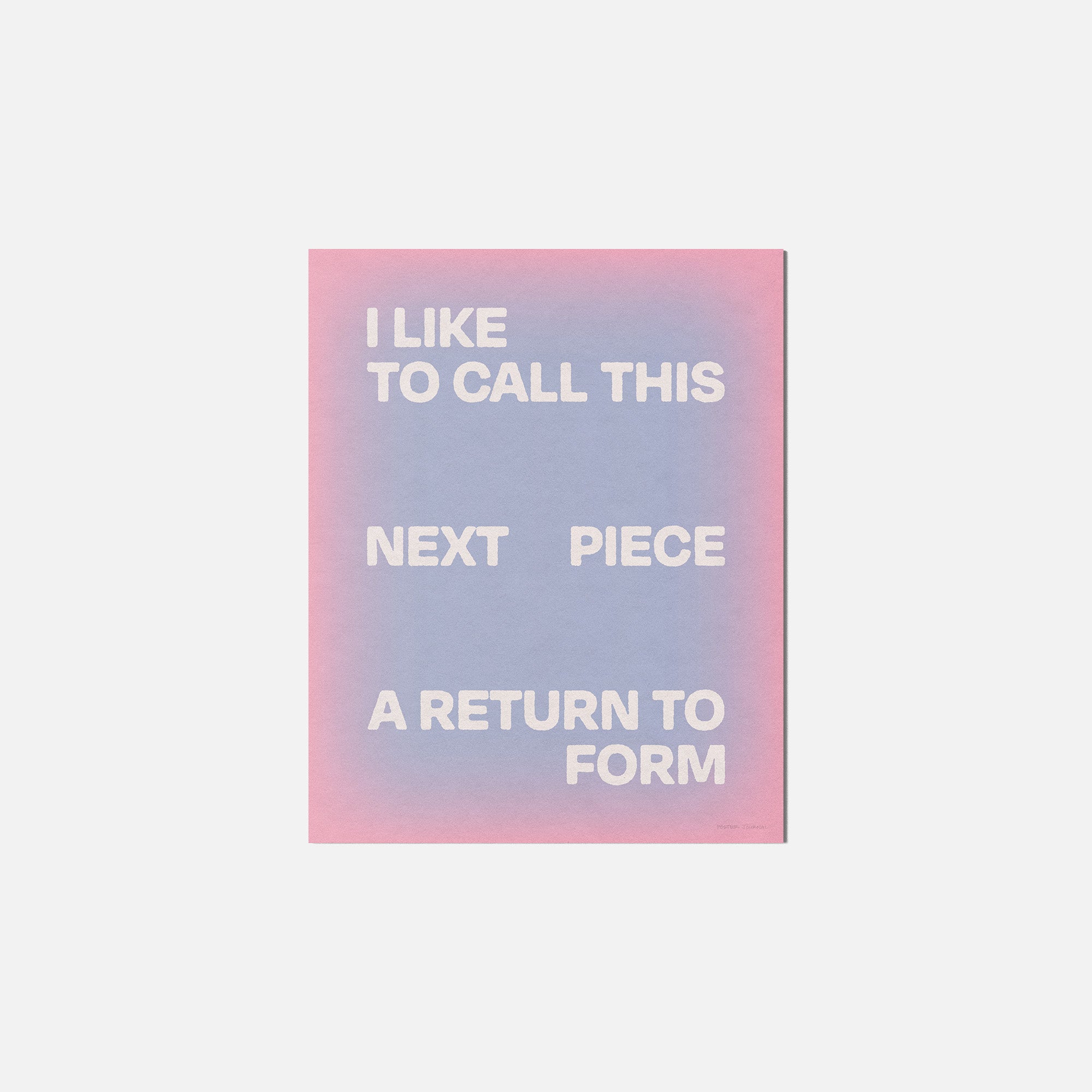 RETURN PRINT