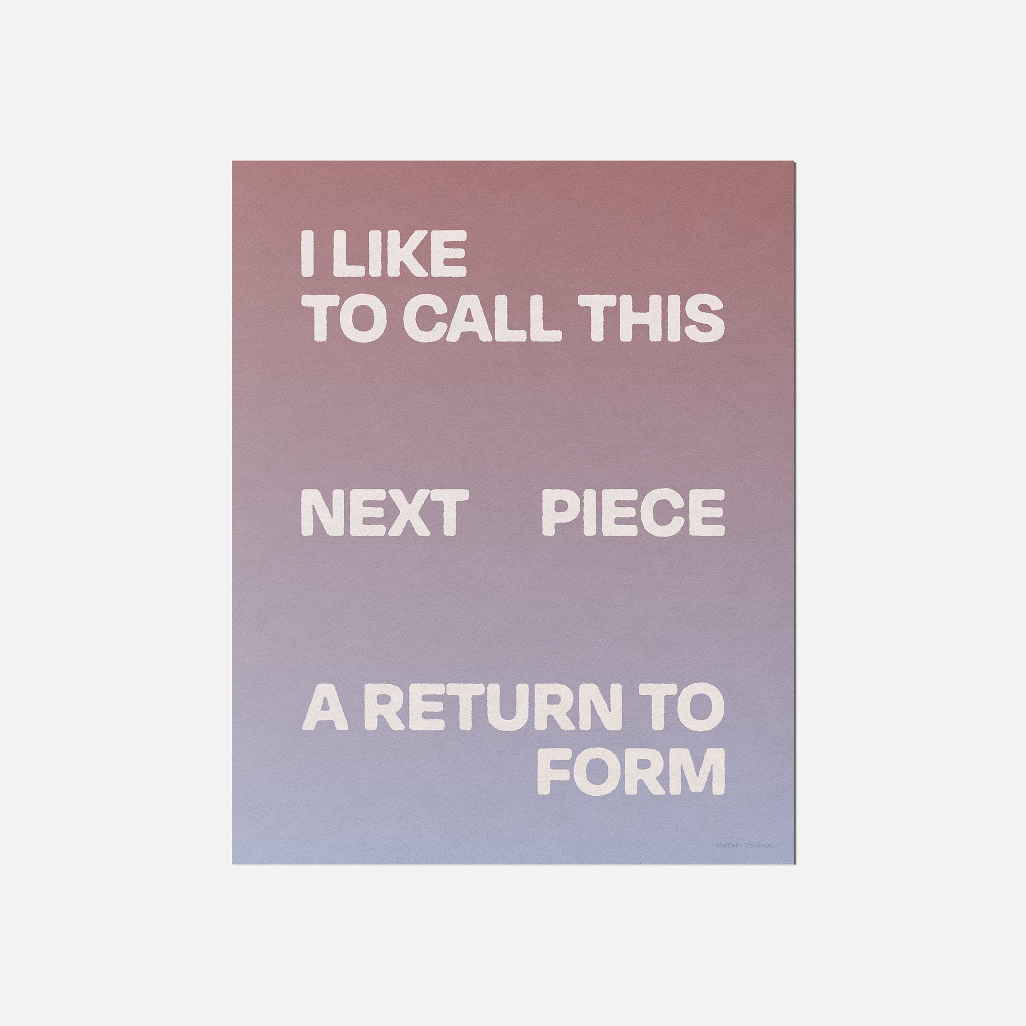 RETURN PRINT