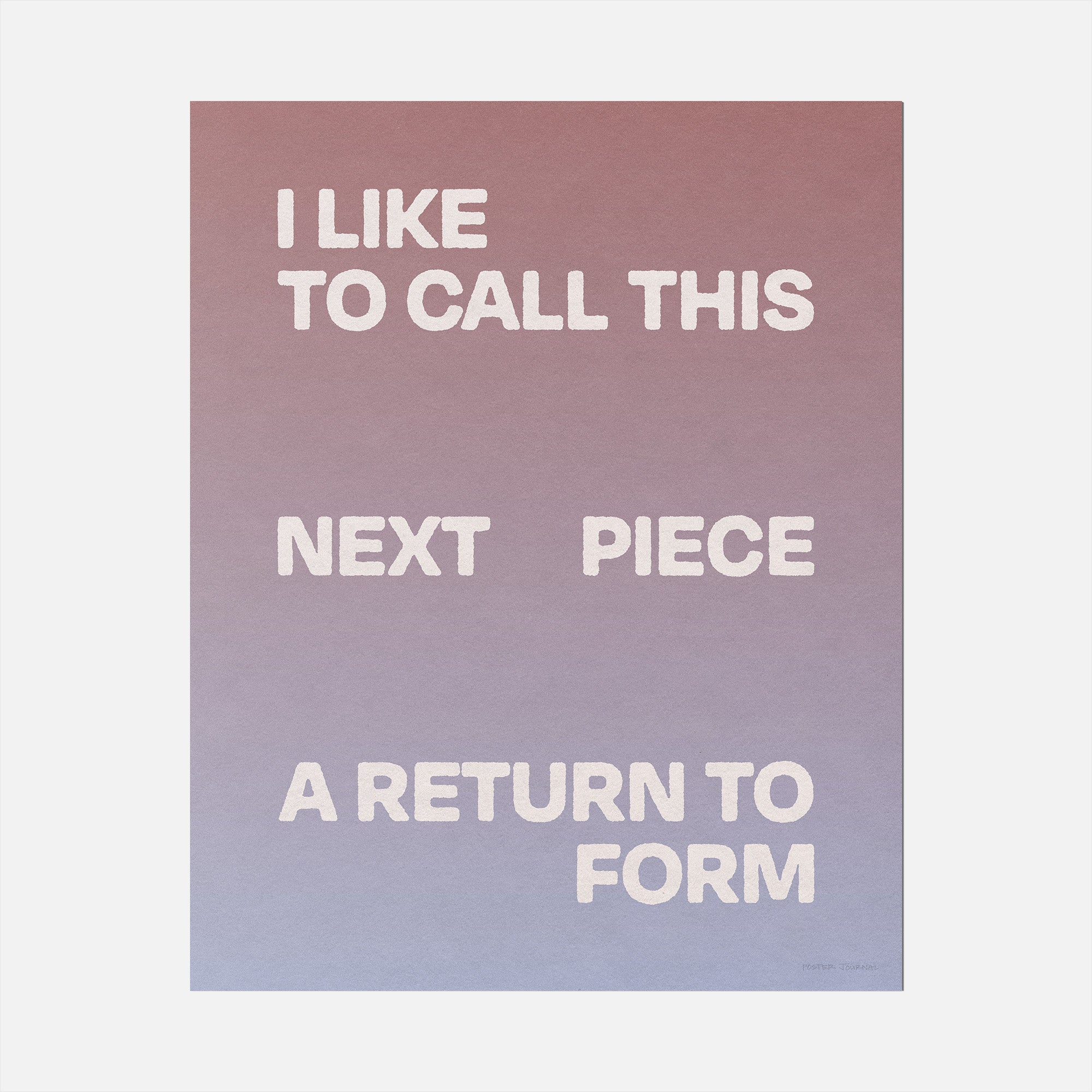 RETURN PRINT