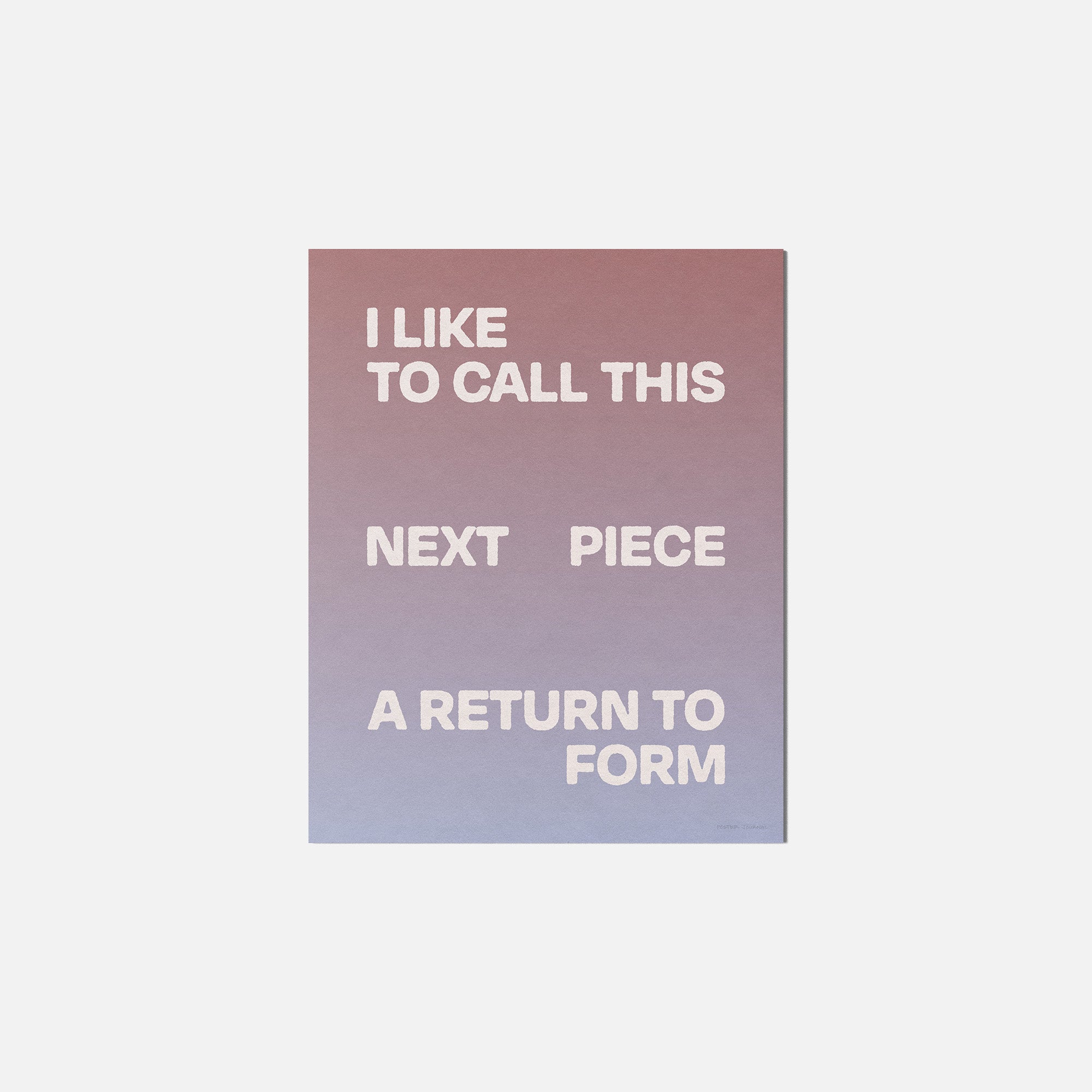 RETURN PRINT