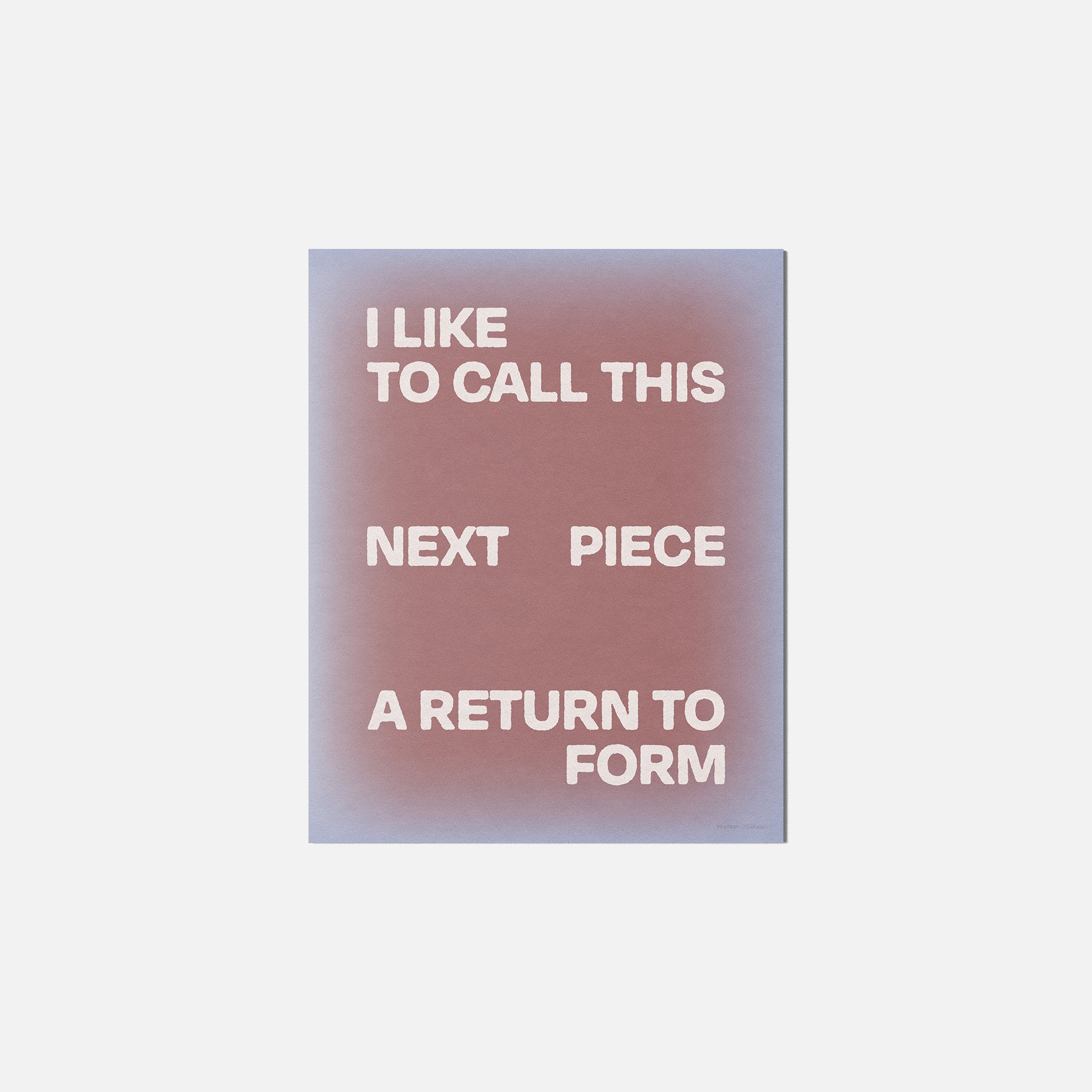 RETURN PRINT