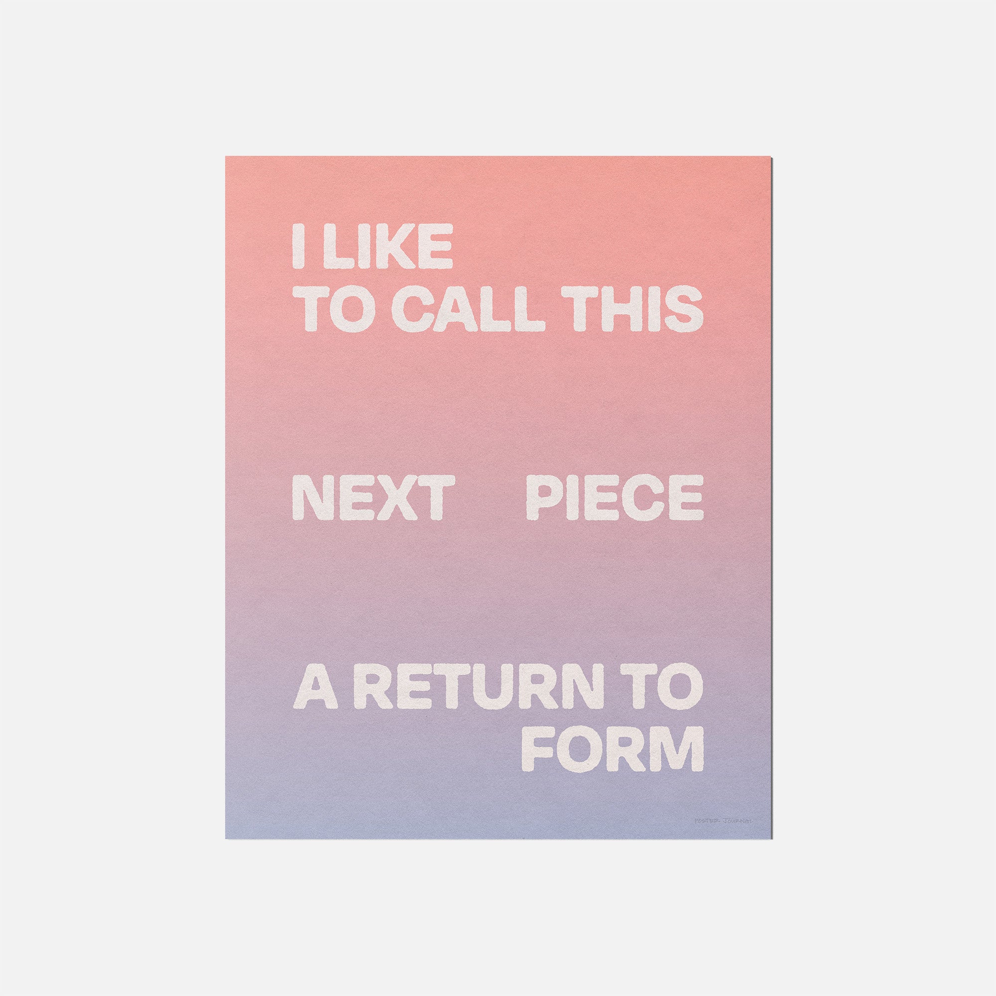 RETURN PRINT