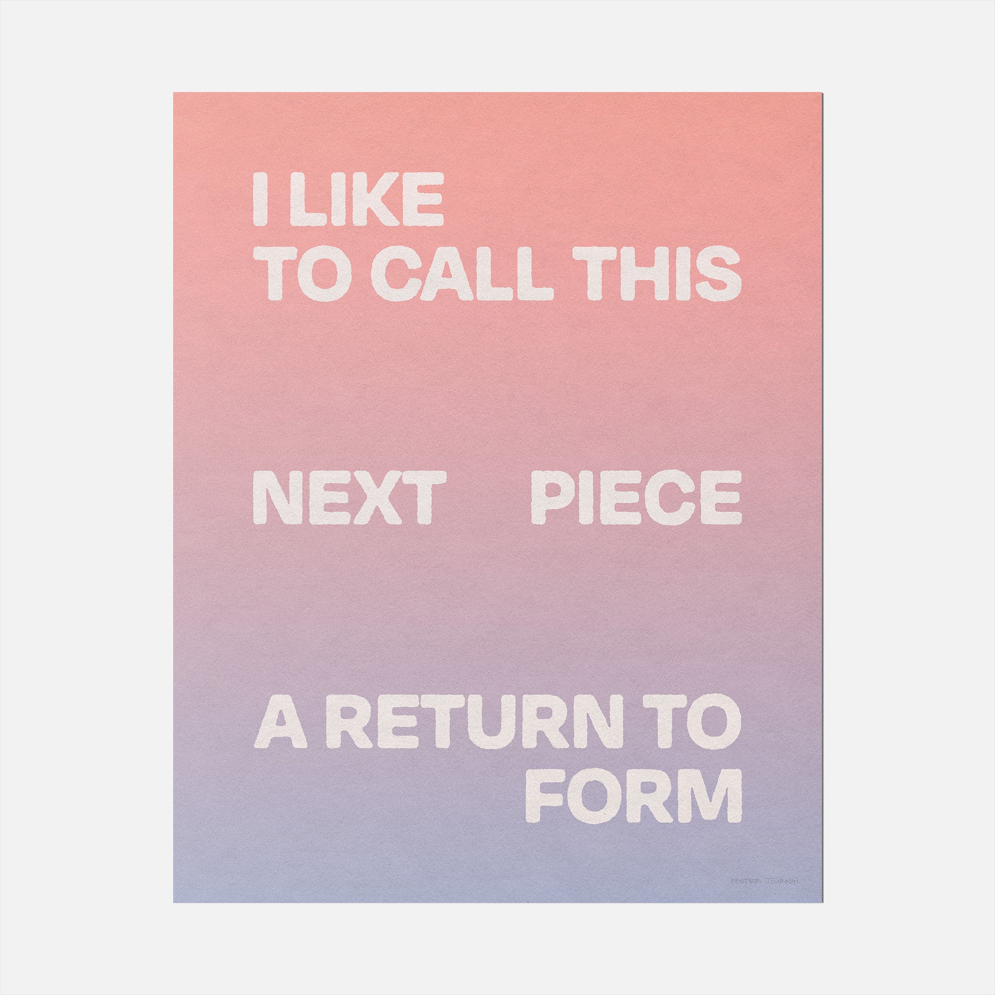 RETURN PRINT