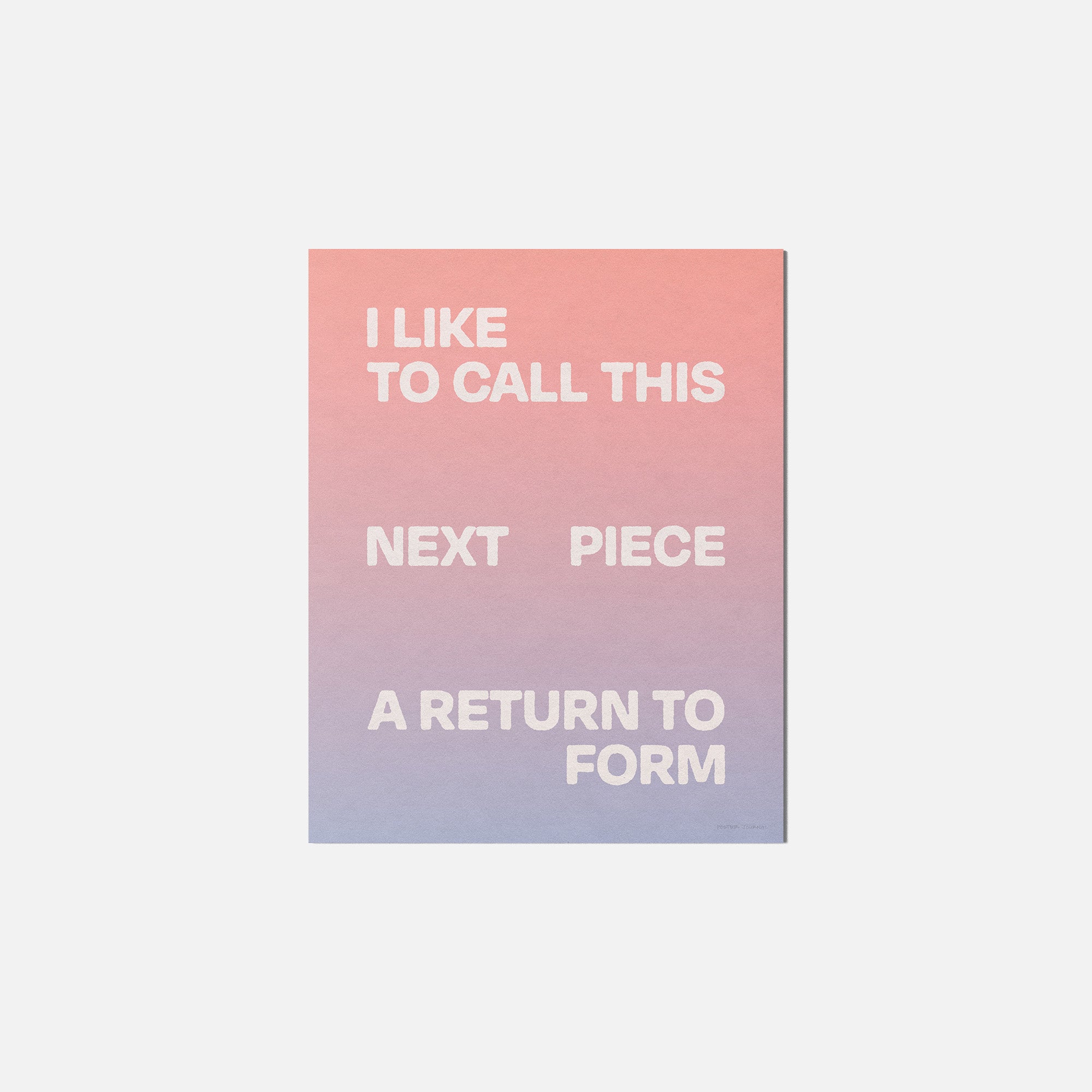 RETURN PRINT