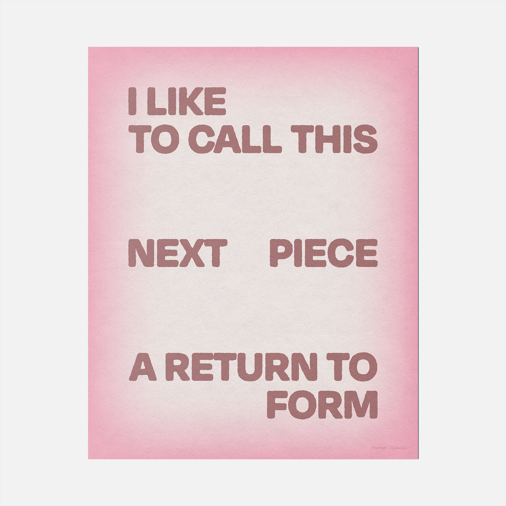 RETURN PRINT