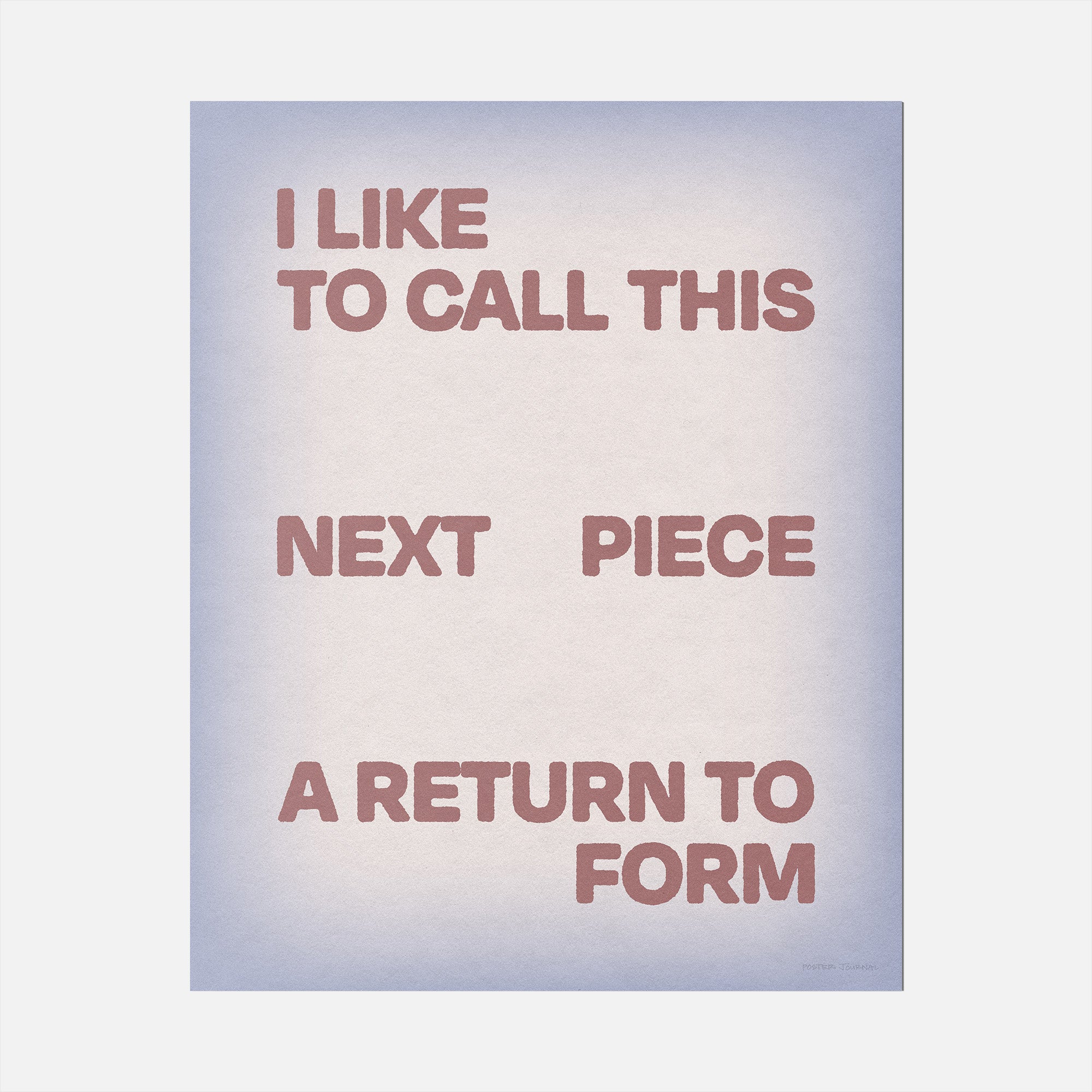 RETURN PRINT