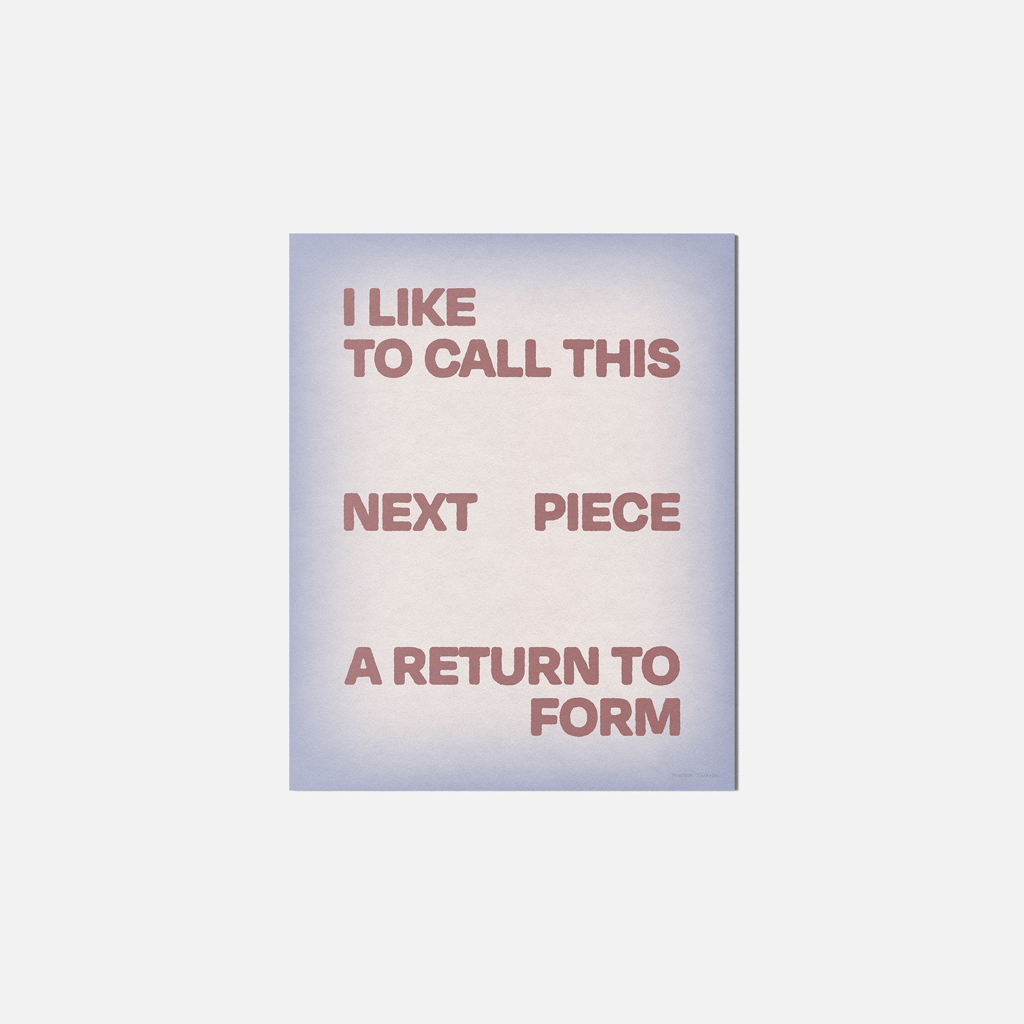 RETURN PRINT