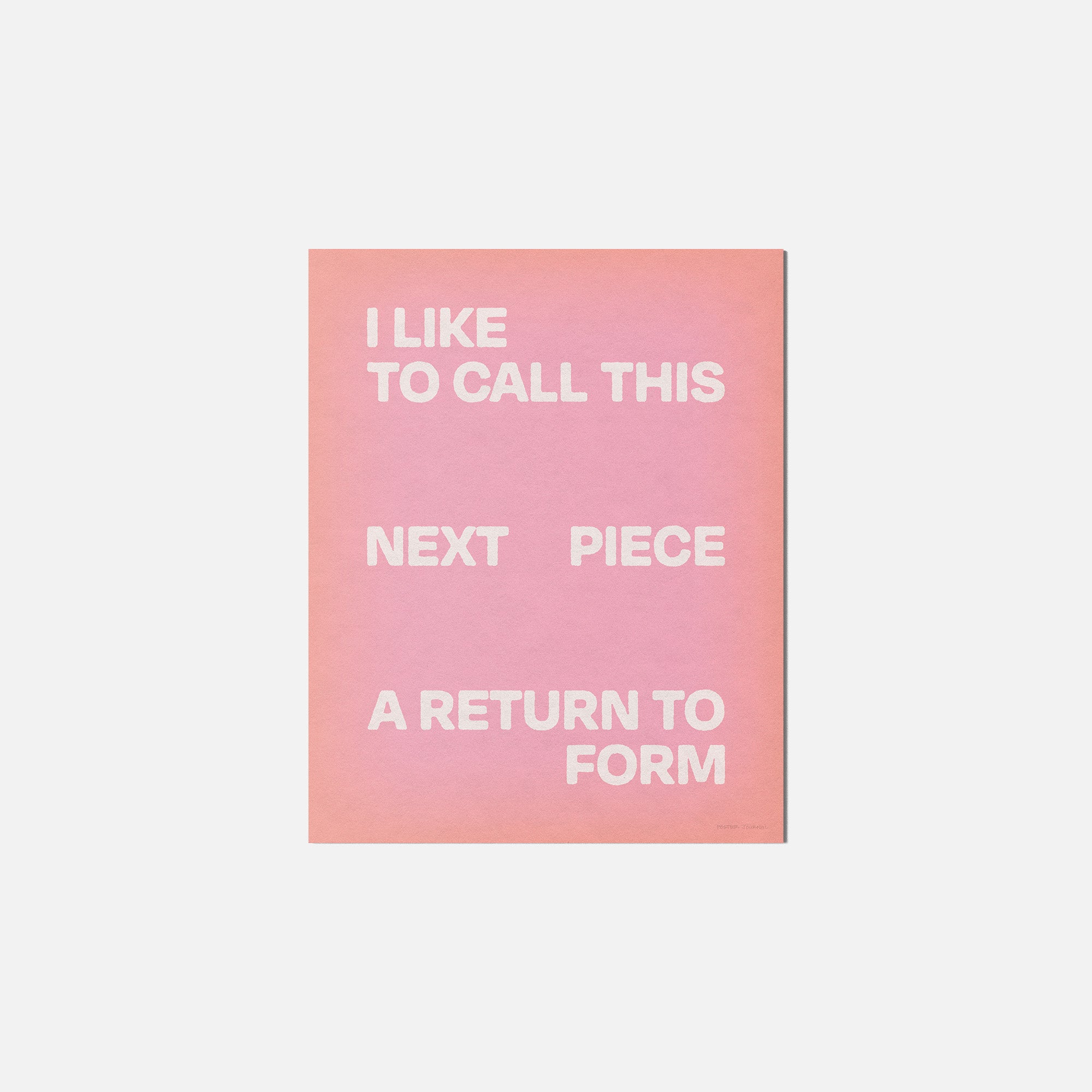 RETURN PRINT