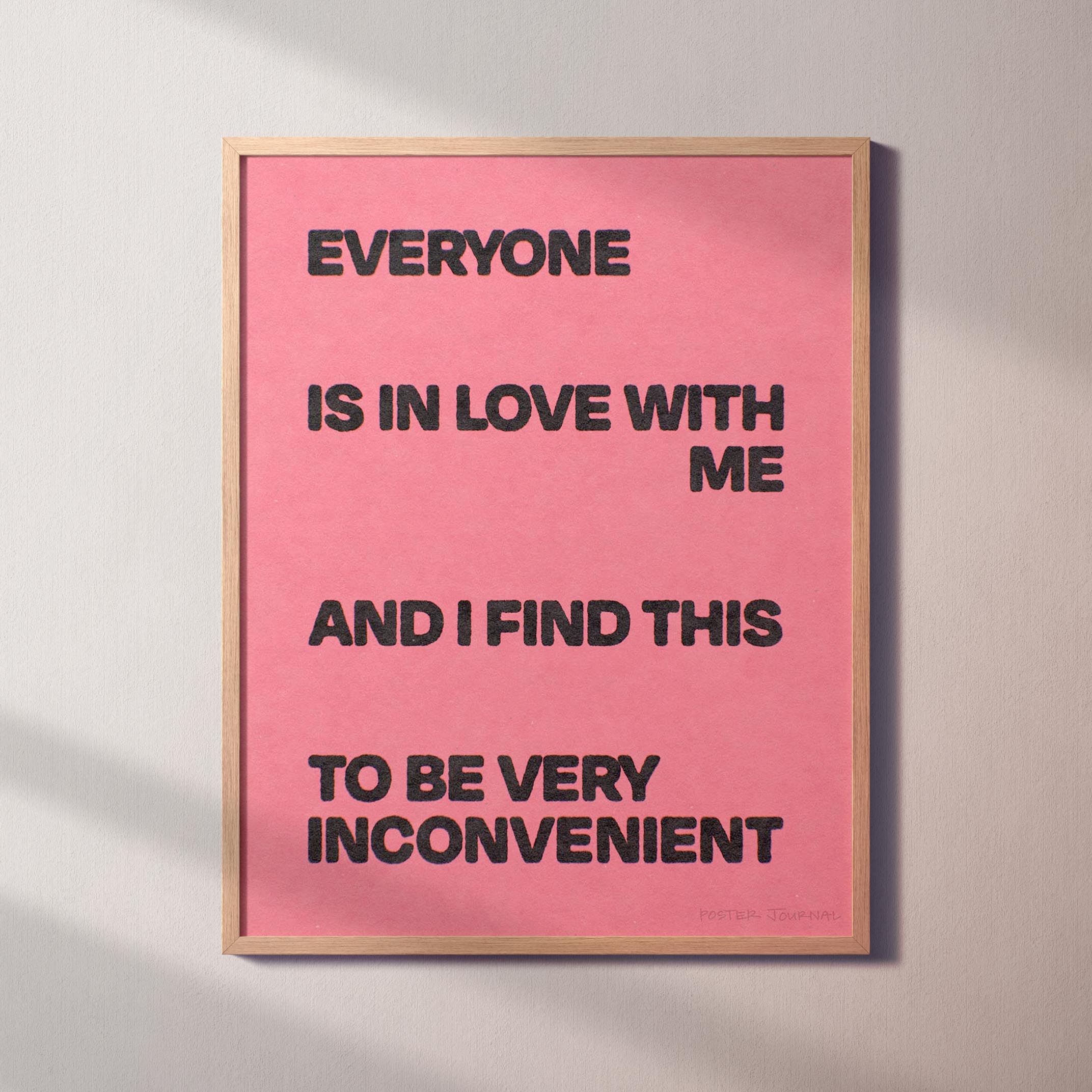 INCONVENIENT PRINT