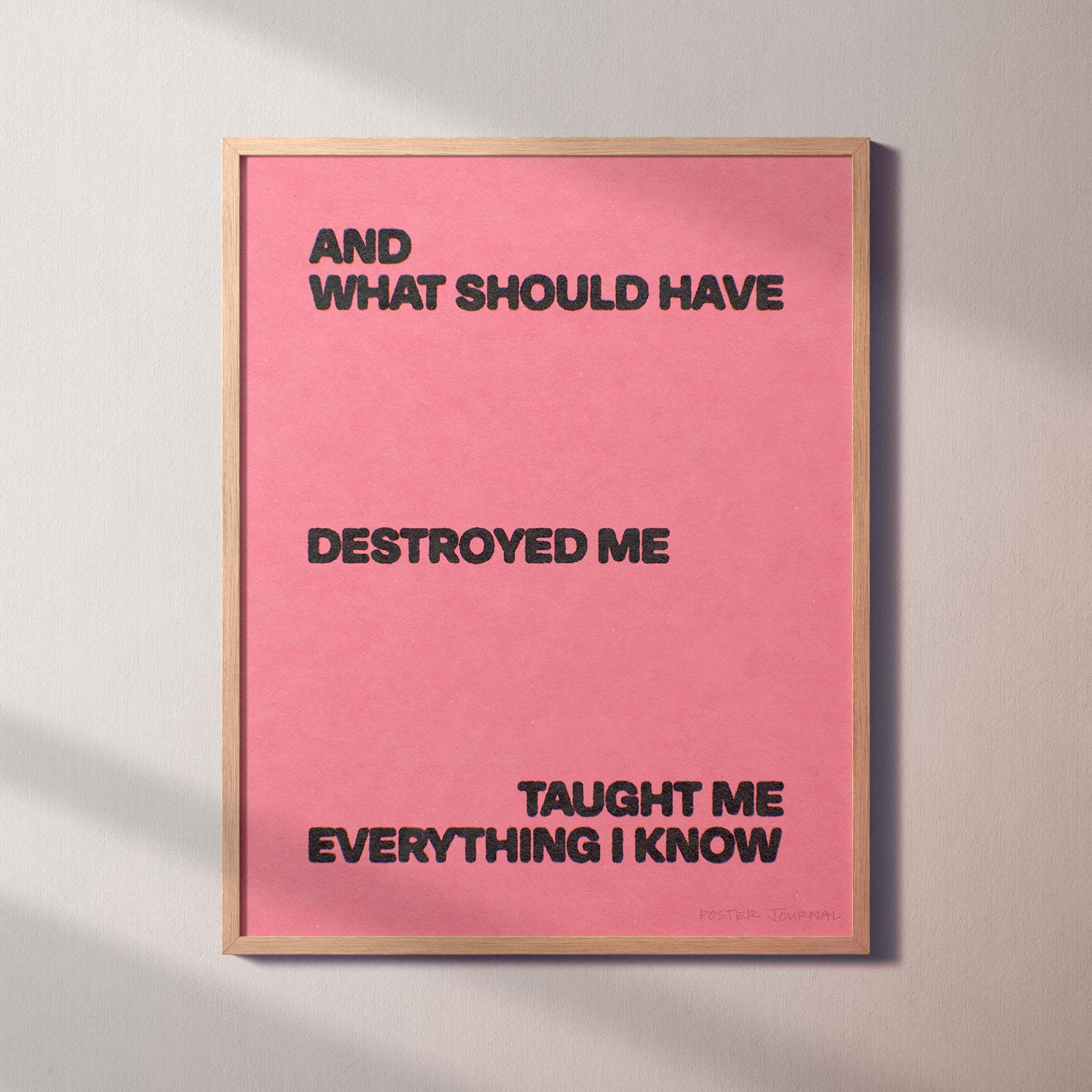 DESTROYED PRINT